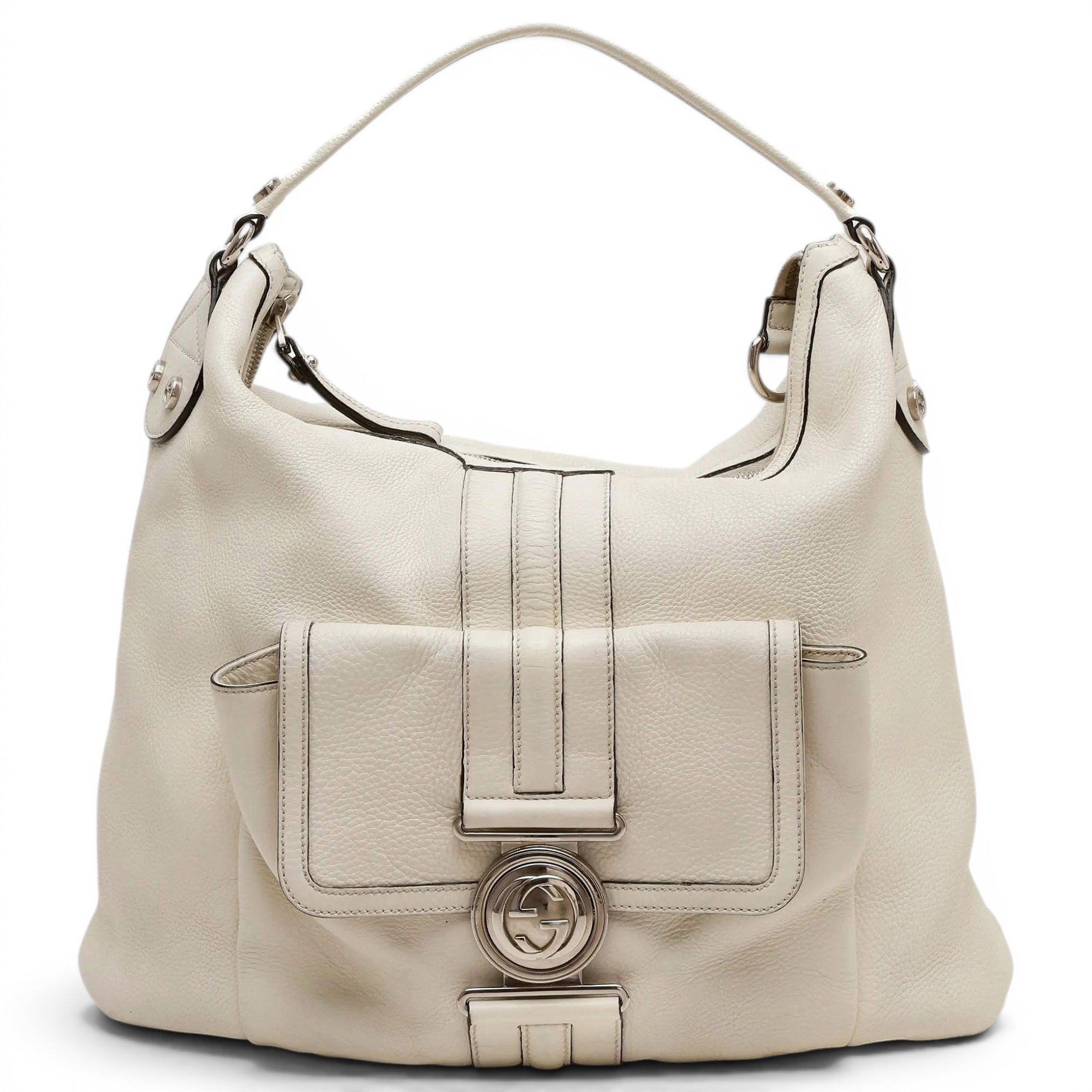 Hobo leather handbag
