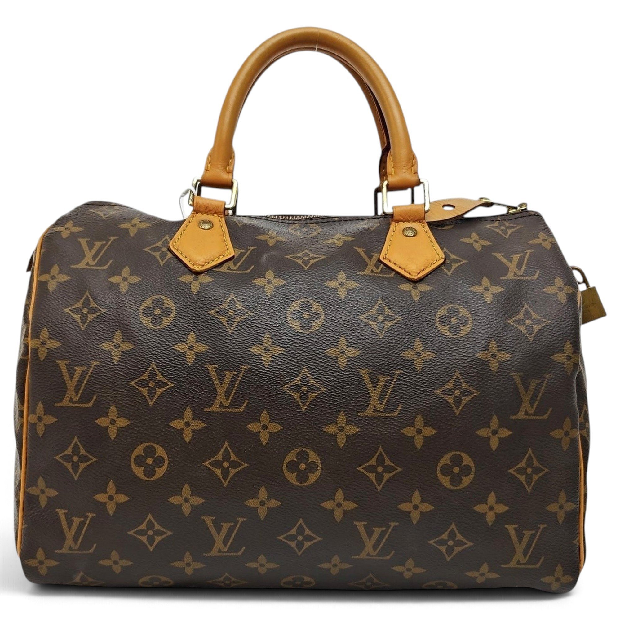 Nano Speedy / Mini HL leather handbag