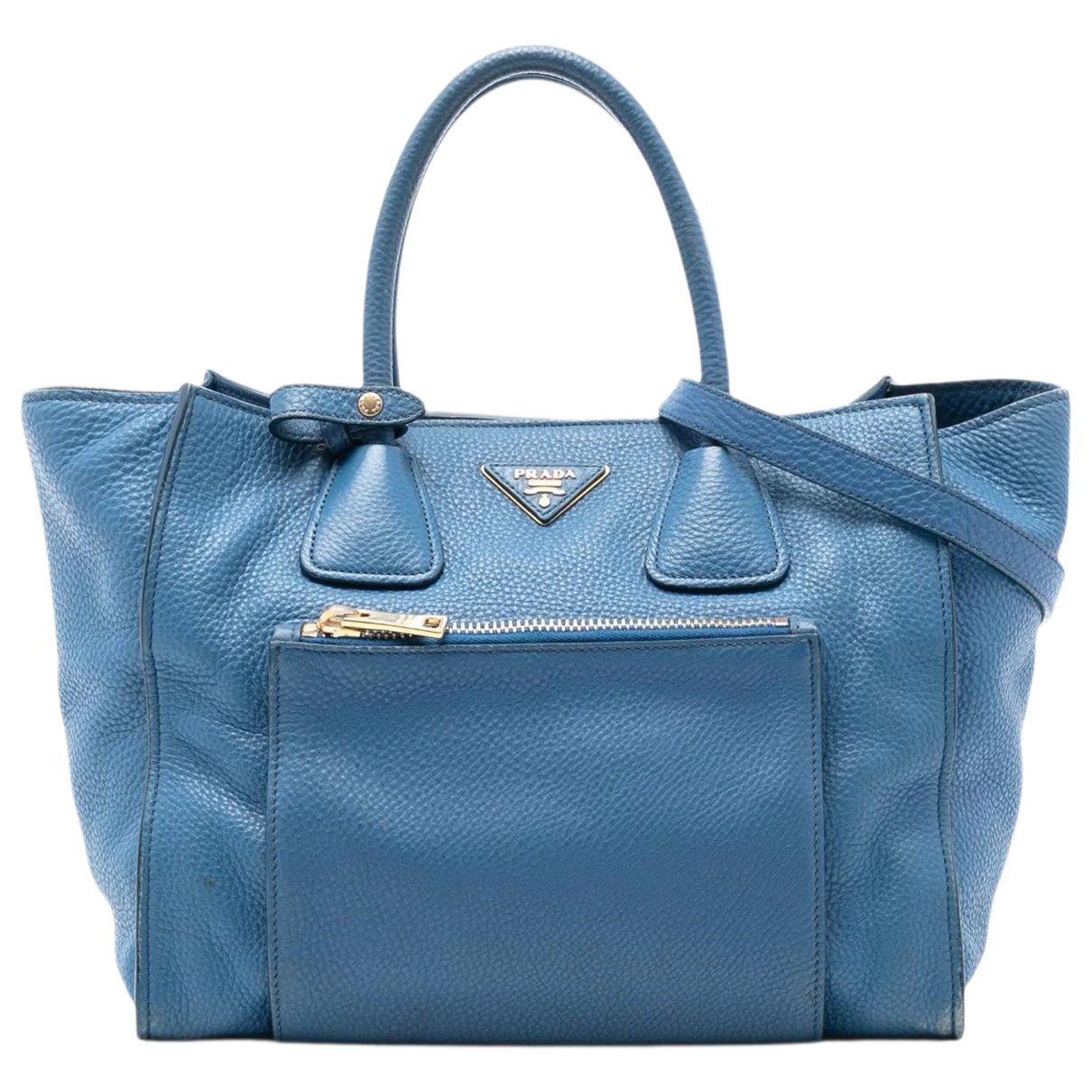 Prada Pocket leather tote