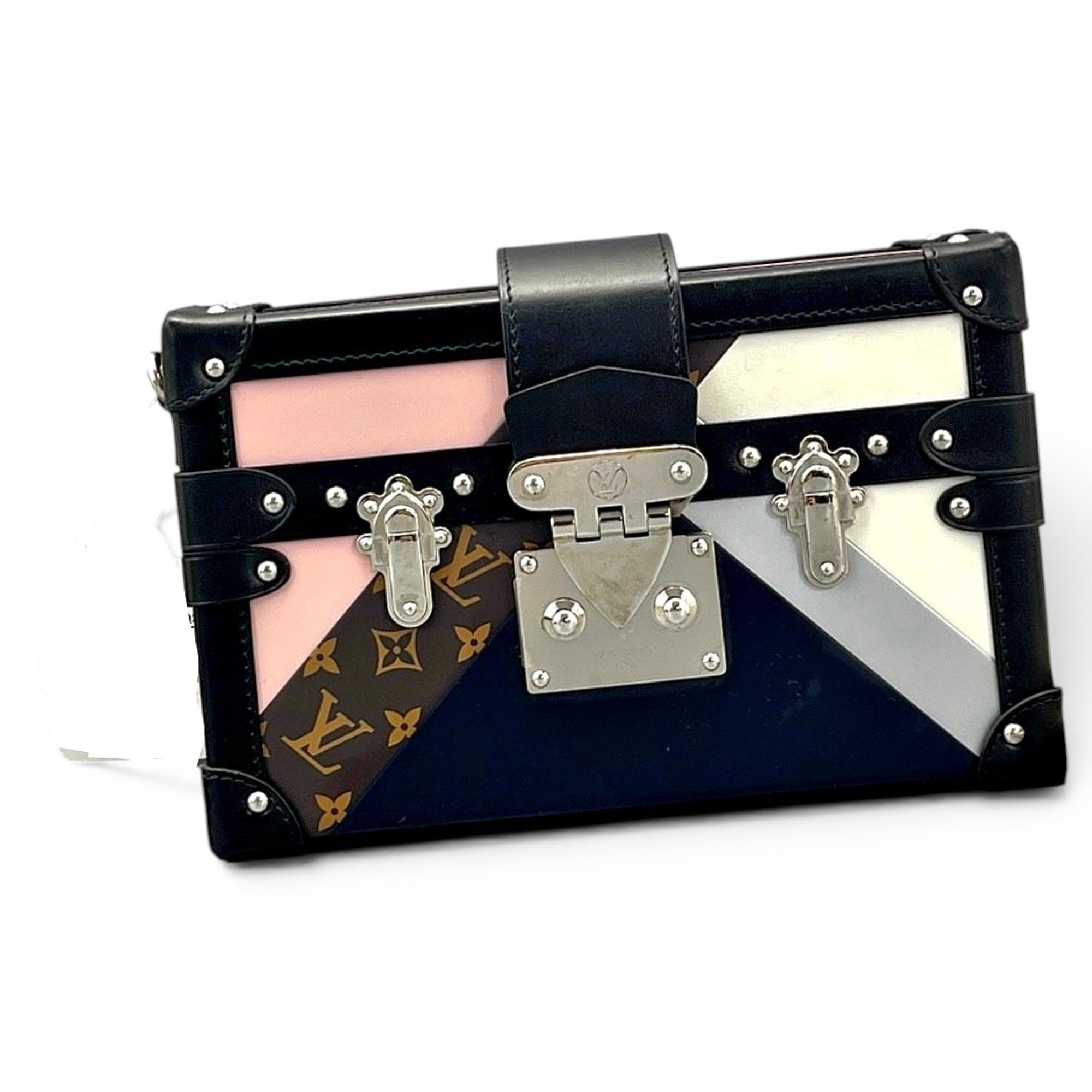 Petite Malle leather handbag