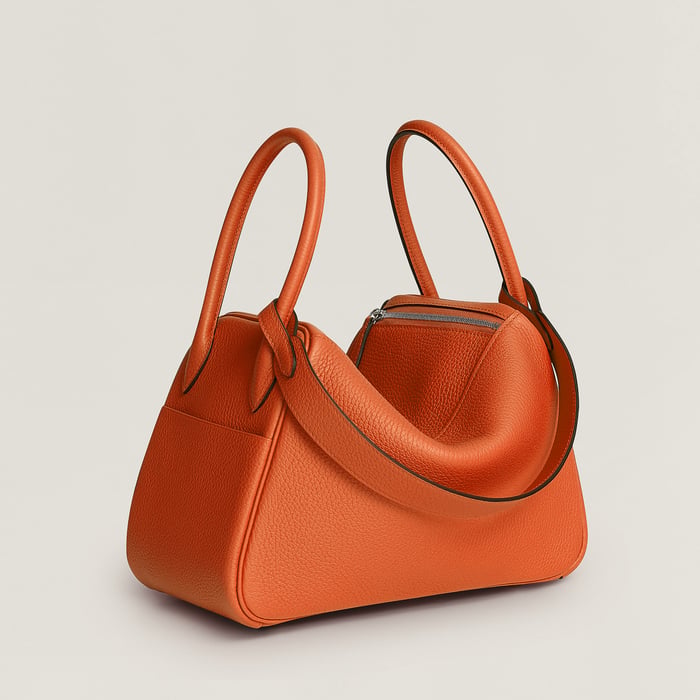 Orange Lindy 26 Bag