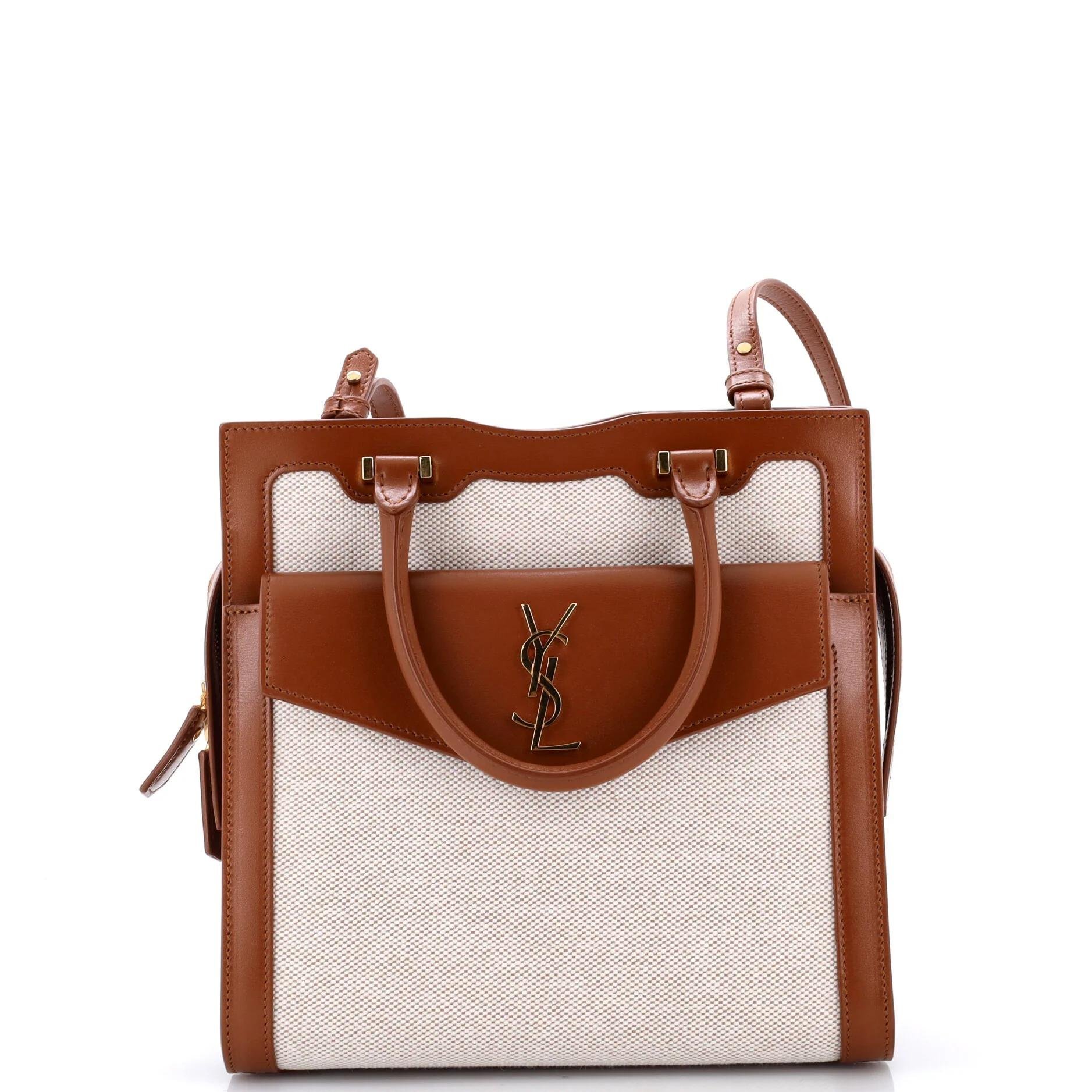 Leather tote