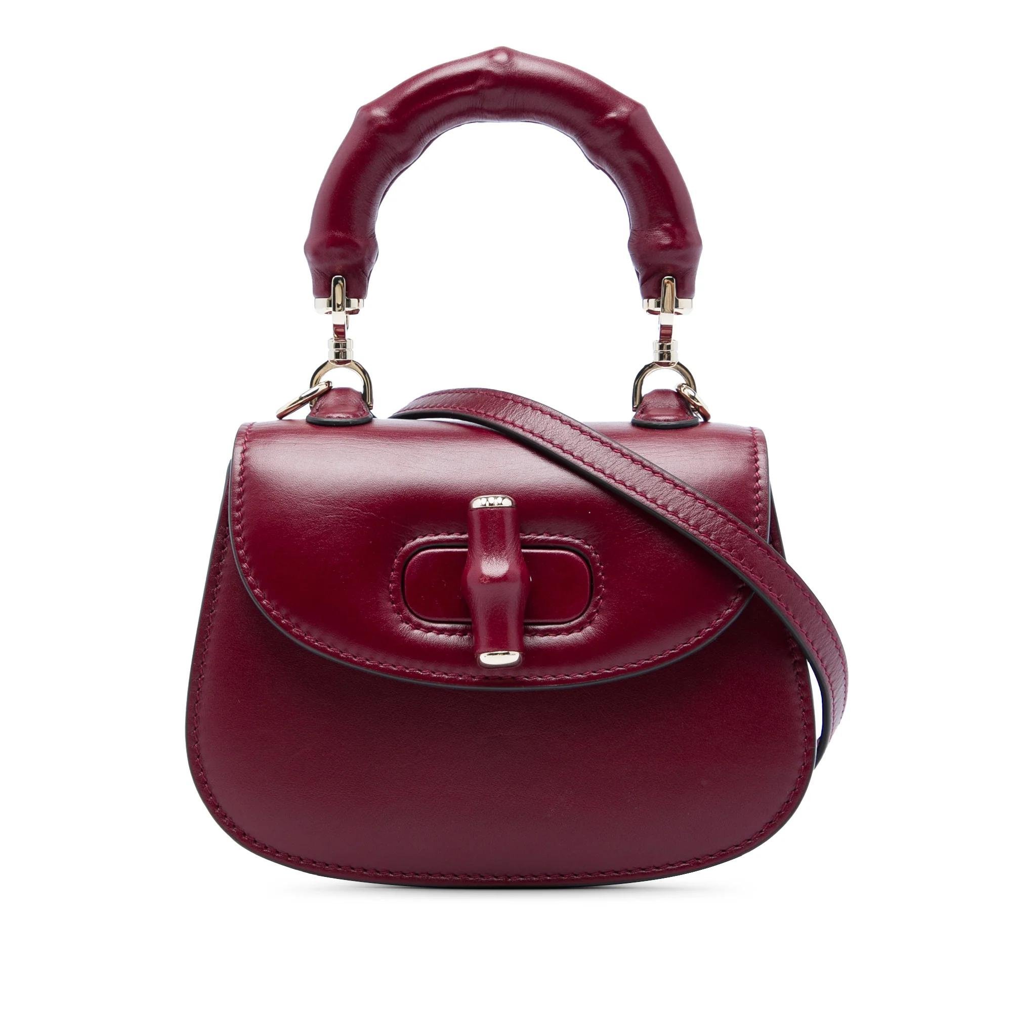 Bamboo pony-style calfskin handbag