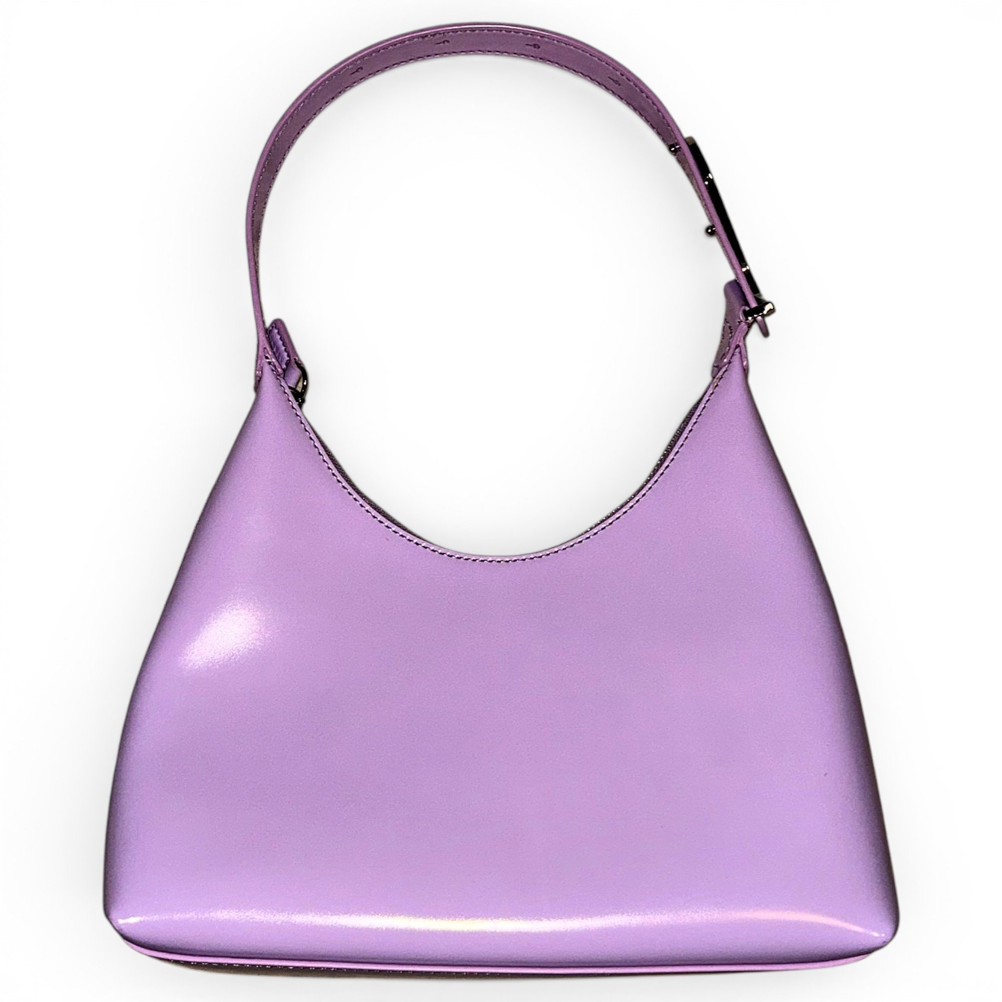 Patent leather handbag