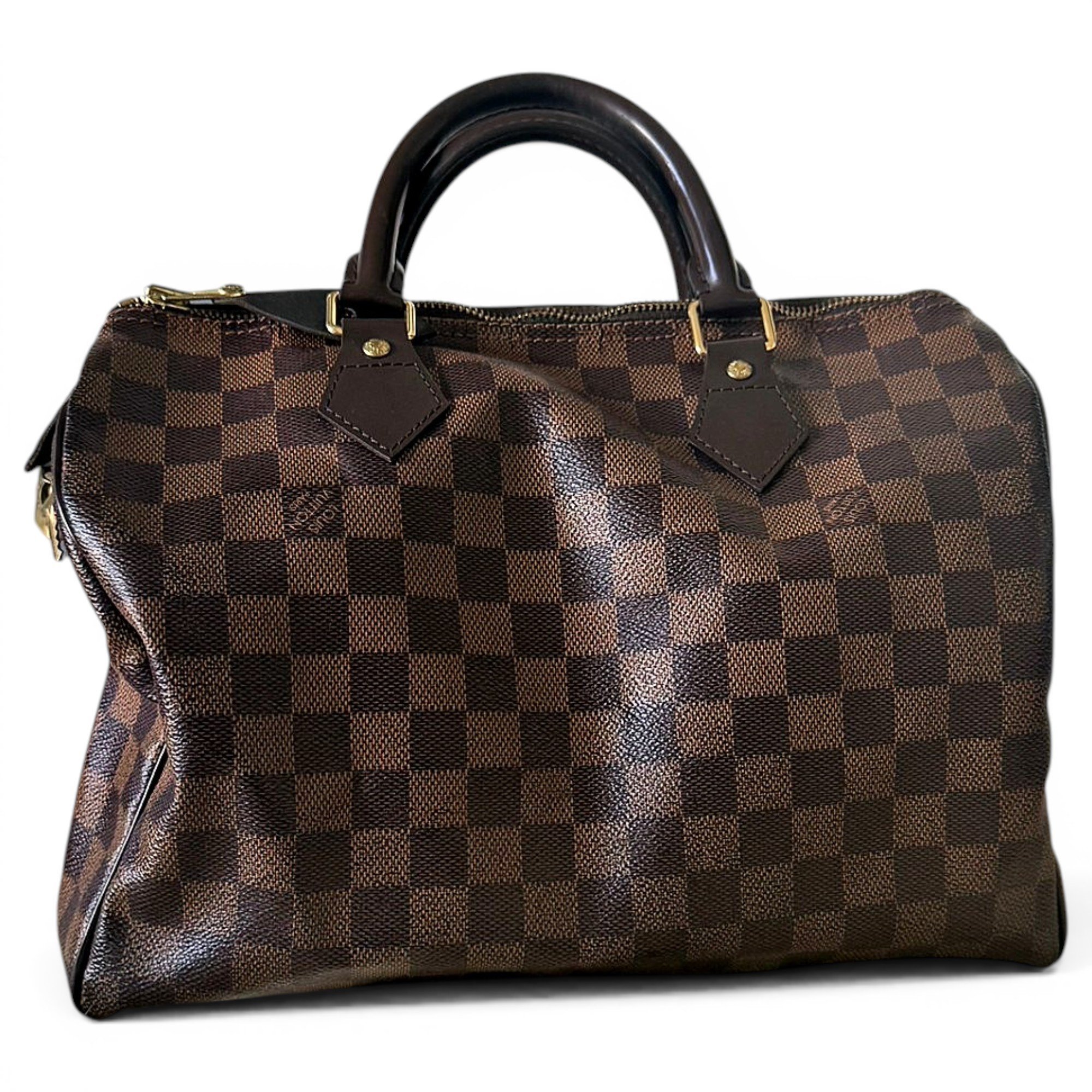 Speedy leather handbag