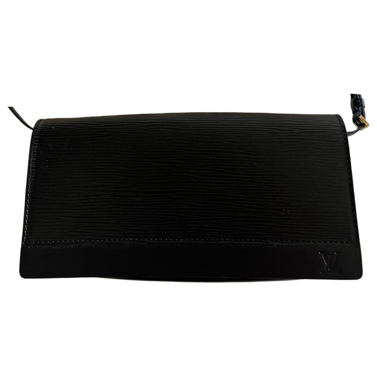 Honfleur leather clutch bag