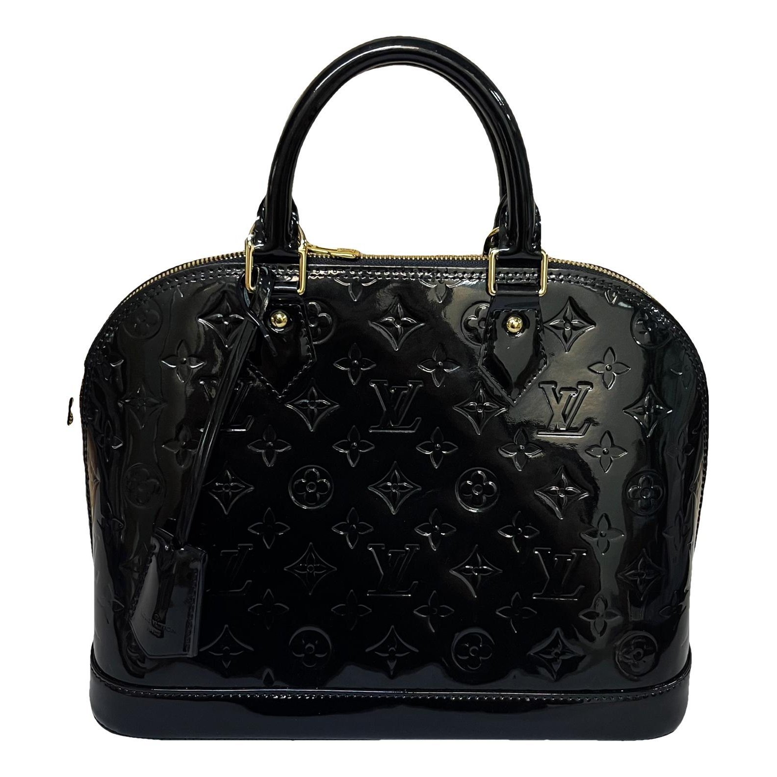 Alma patent leather handbag
