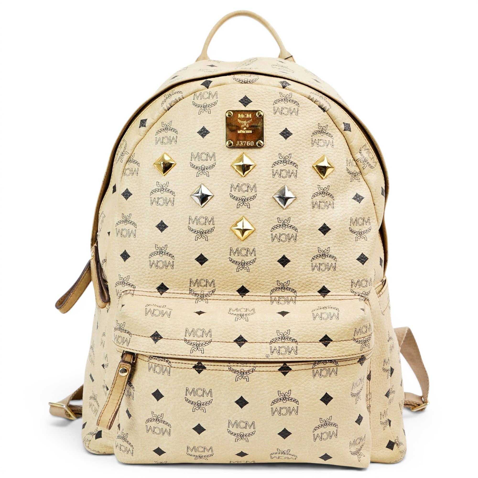 MCM Stark leather backpack