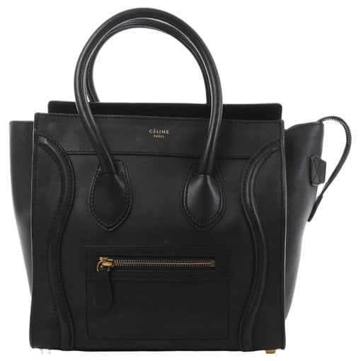 Tie leather handbag