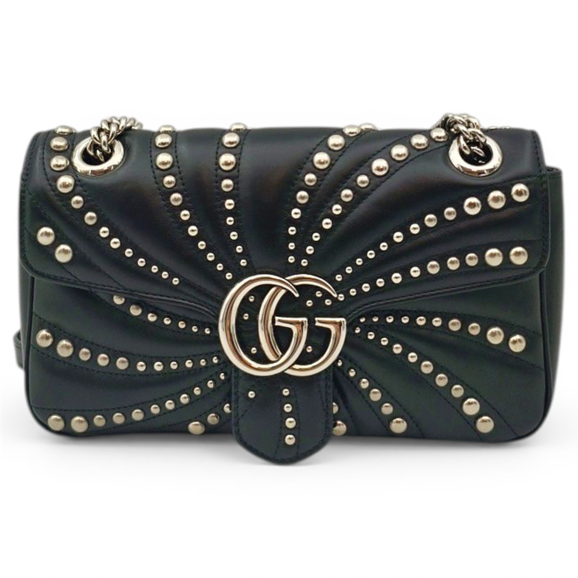 GG Marmont Flap leather handbag