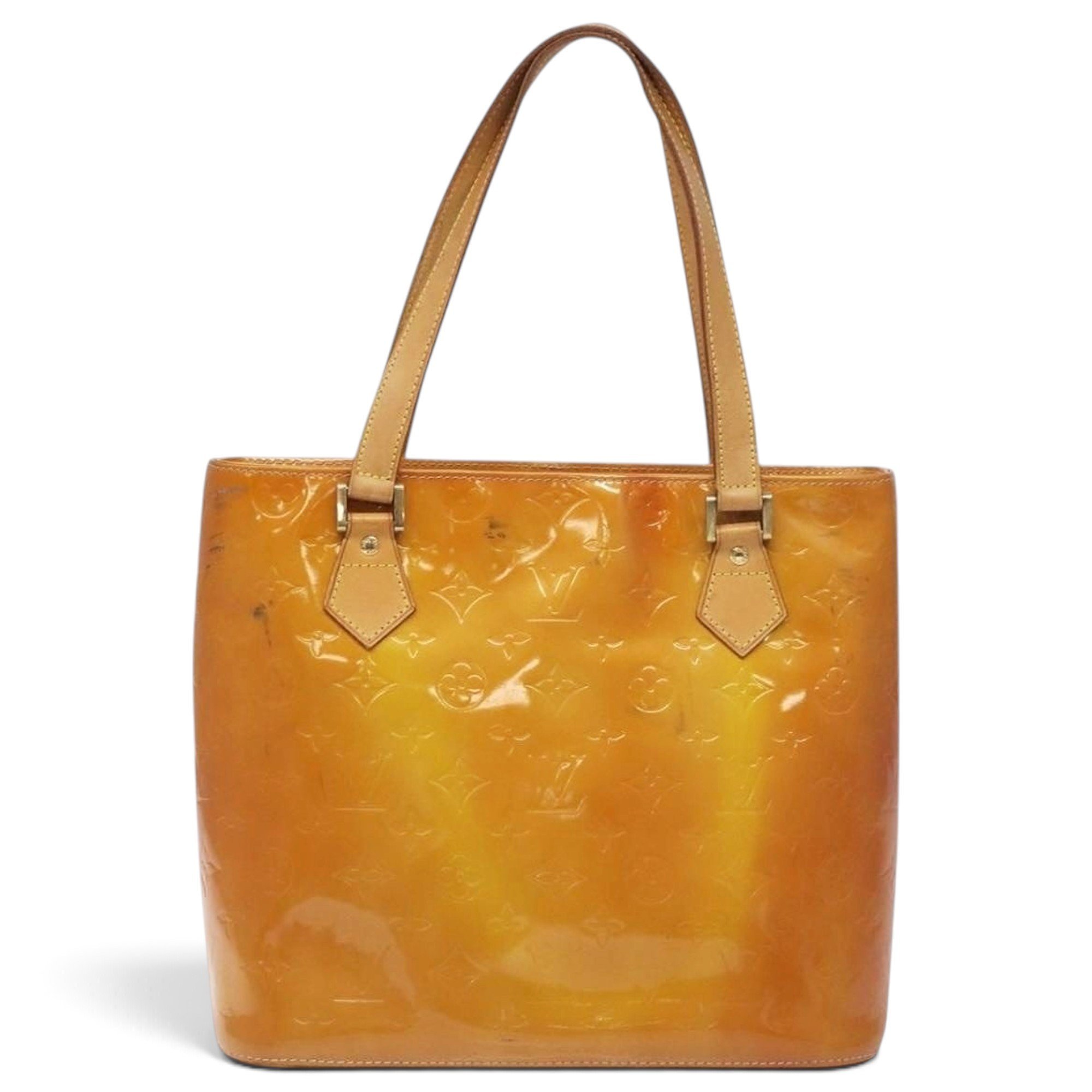 Houston patent leather handbag