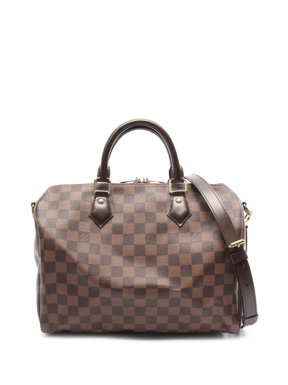 Louis Vuitton 2015 Damier Ebene Speedy Bandouliere 30 satchel