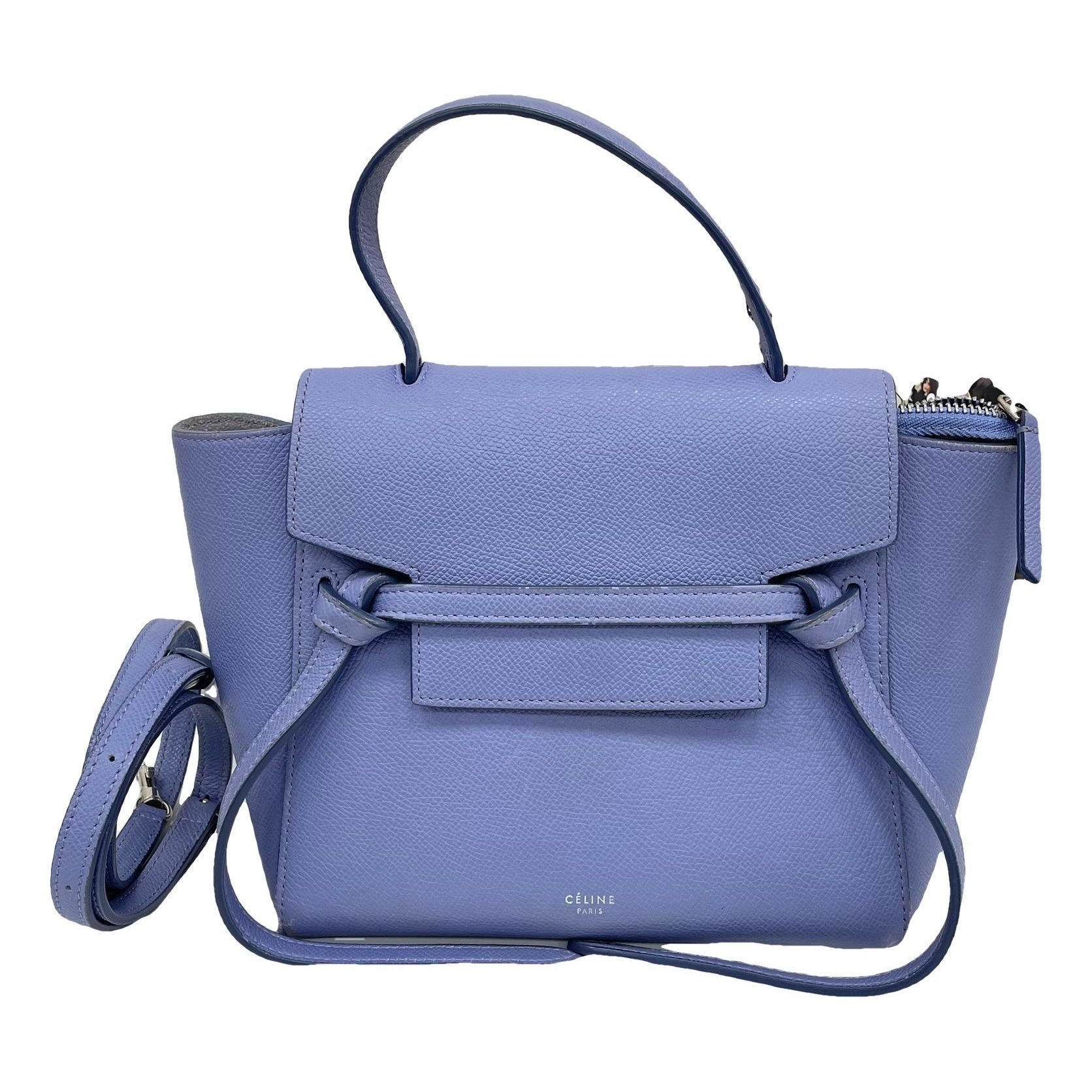 Belt leather handbag
