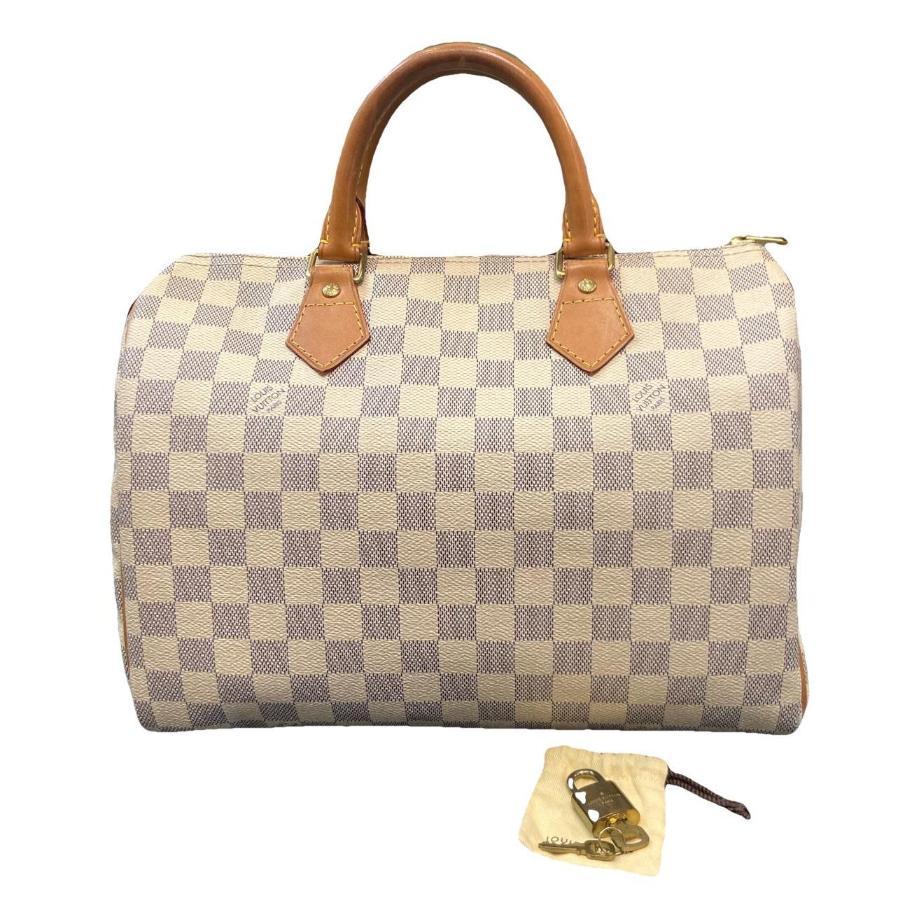 Speedy leather handbag