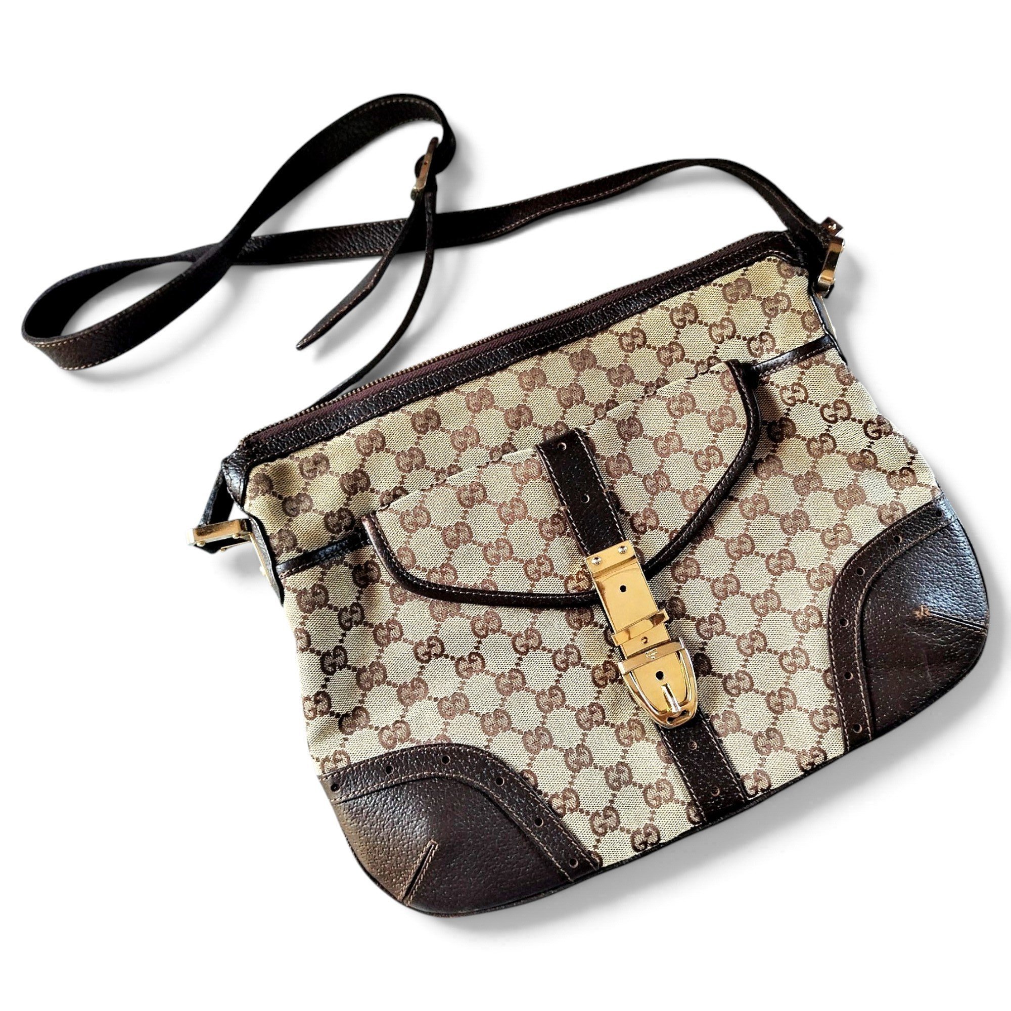 Leather crossbody bag