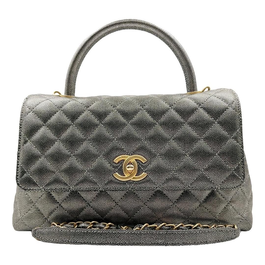 Coco Handle leather handbag