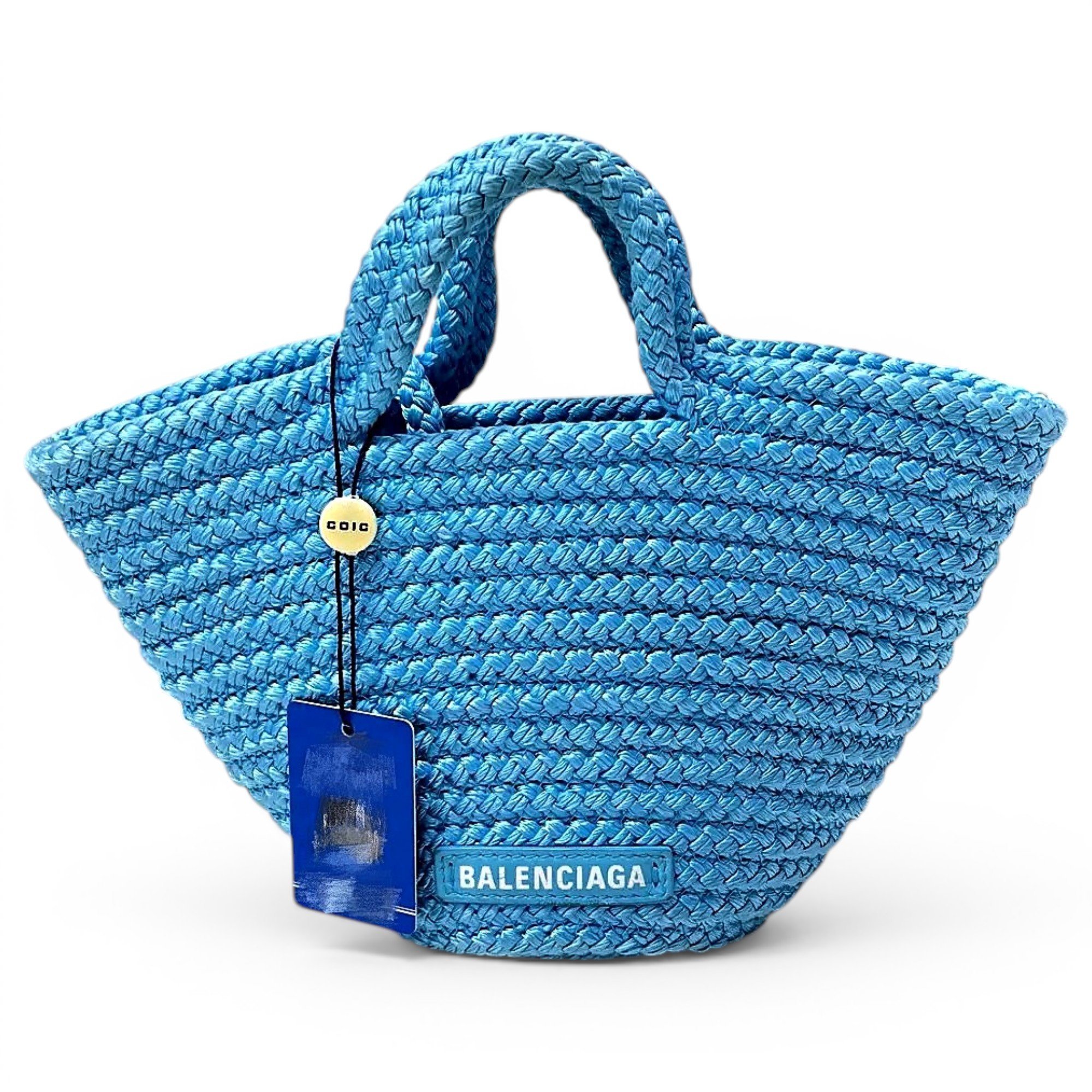 Balenciaga Bistro Panier linen tote