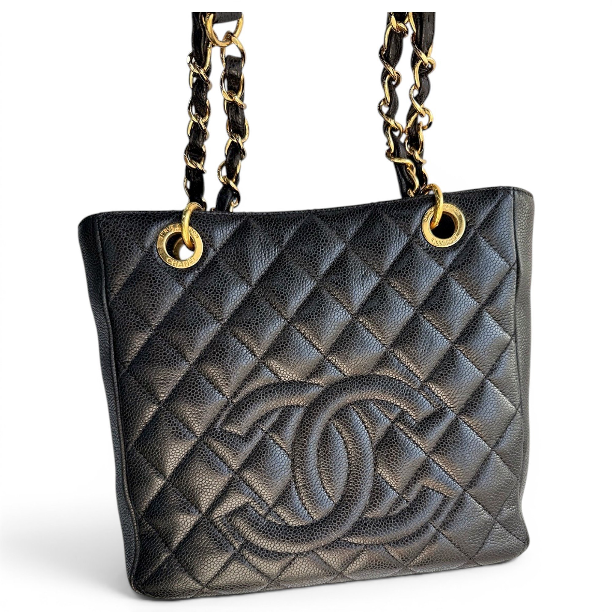 Petite Shopping Tote leather handbag