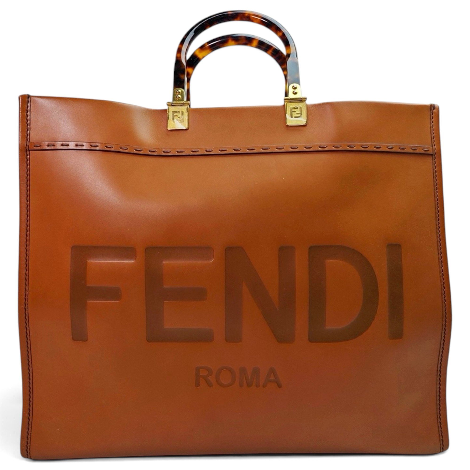 Sunshine leather tote