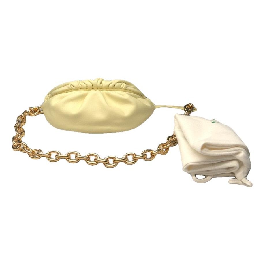 Chain Pouch leather handbag