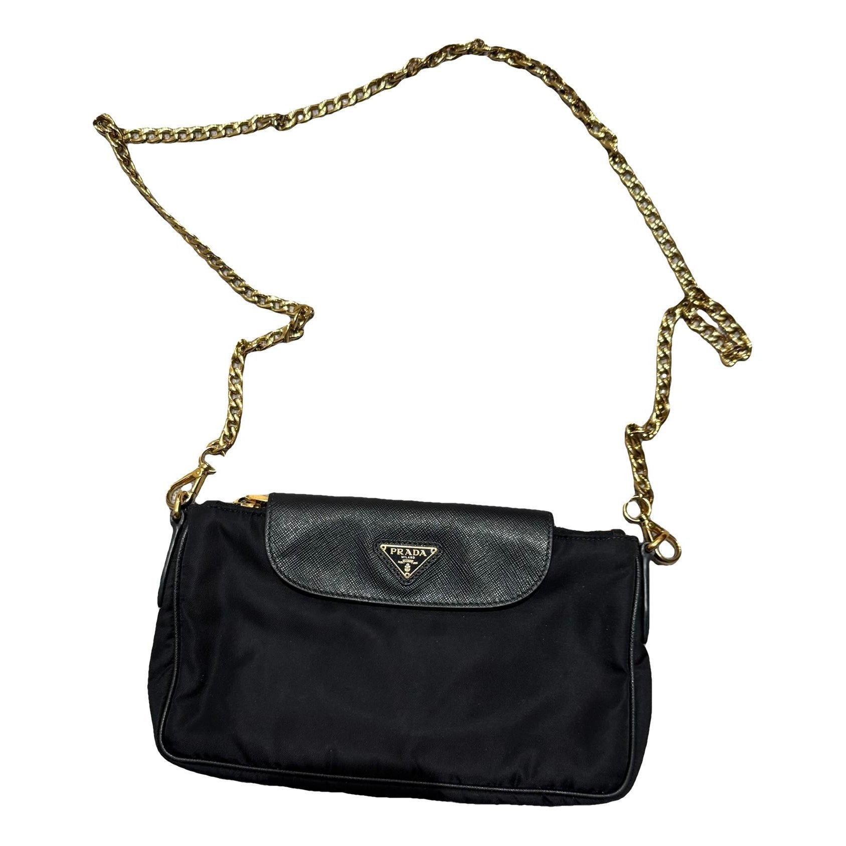 Re-Nylon clutch bag