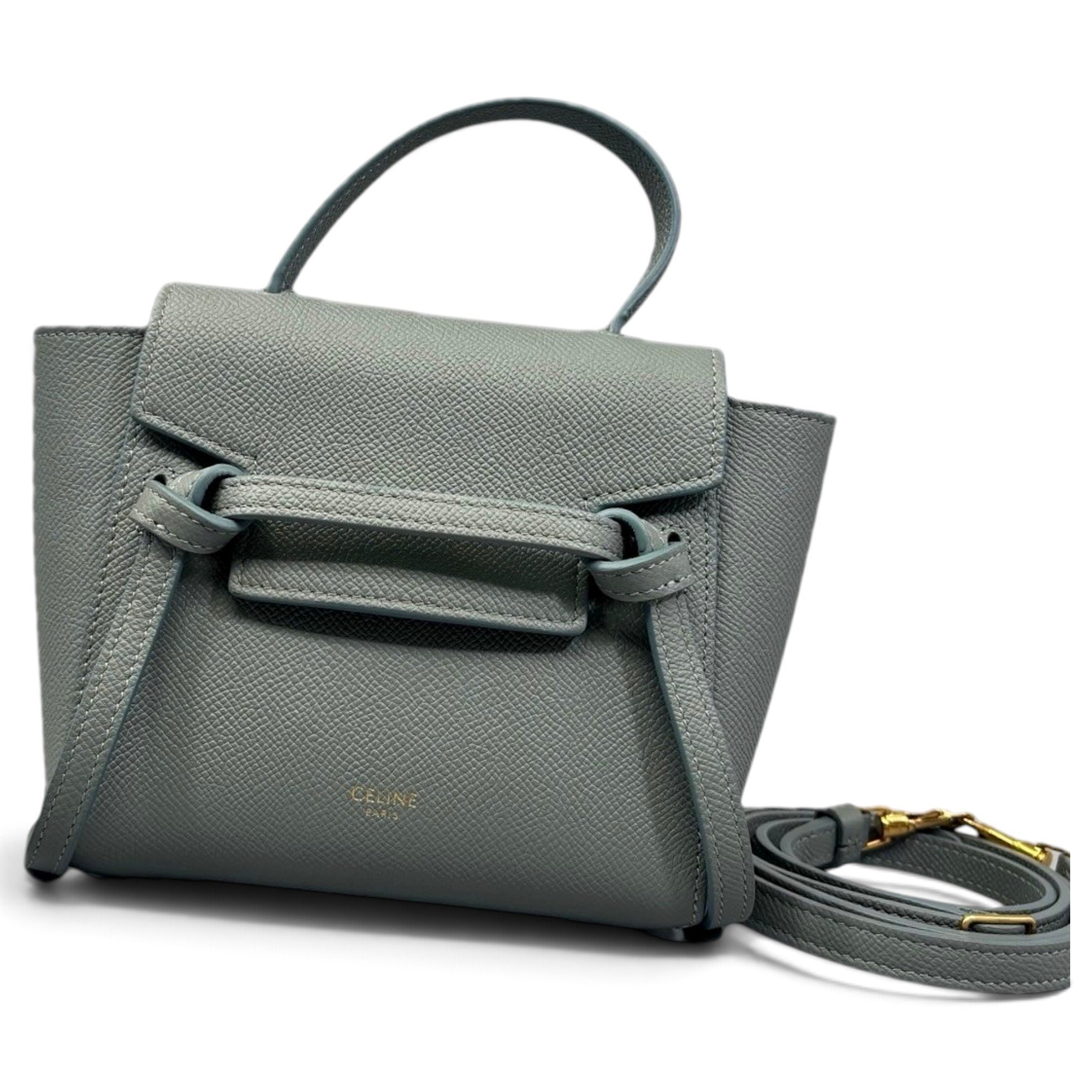 Belt leather handbag