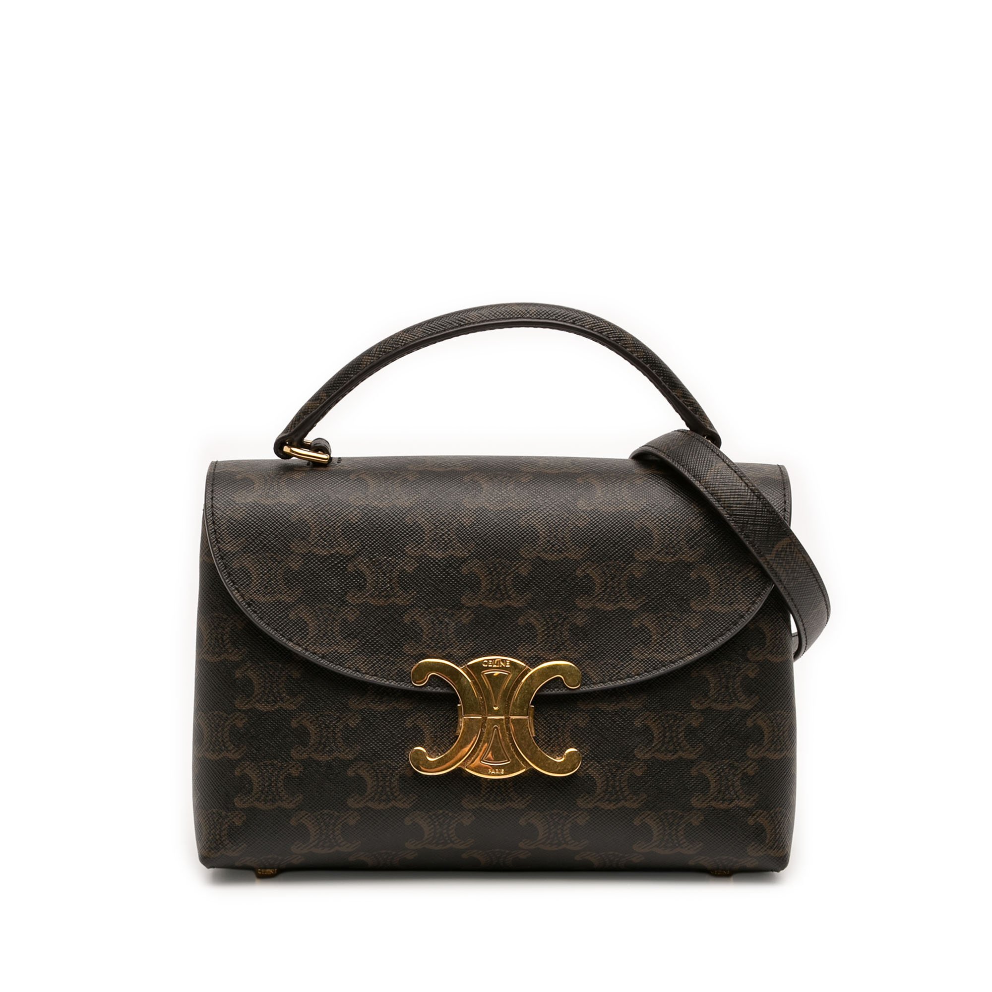 Triomphe cloth handbag
