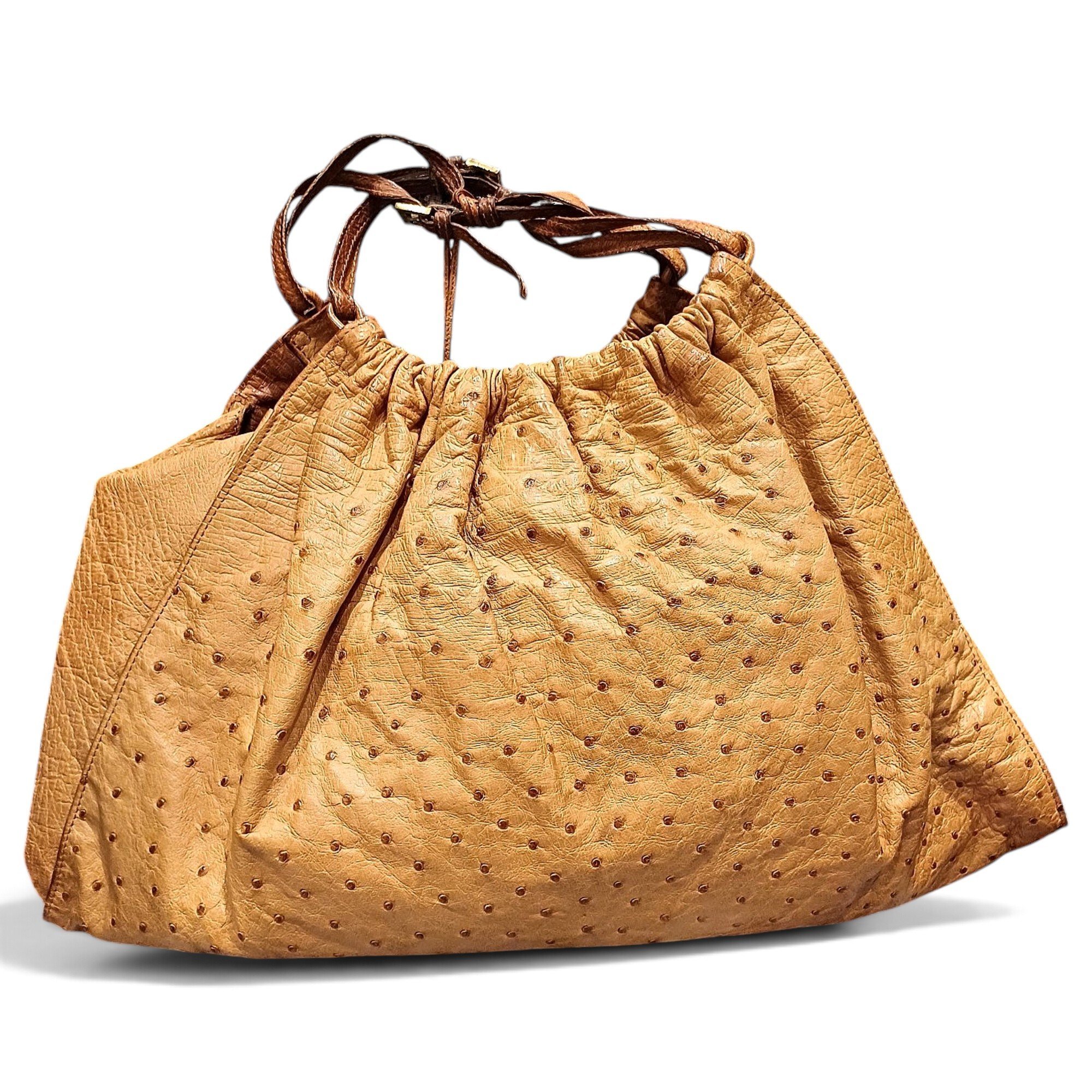 Hobo leather handbag