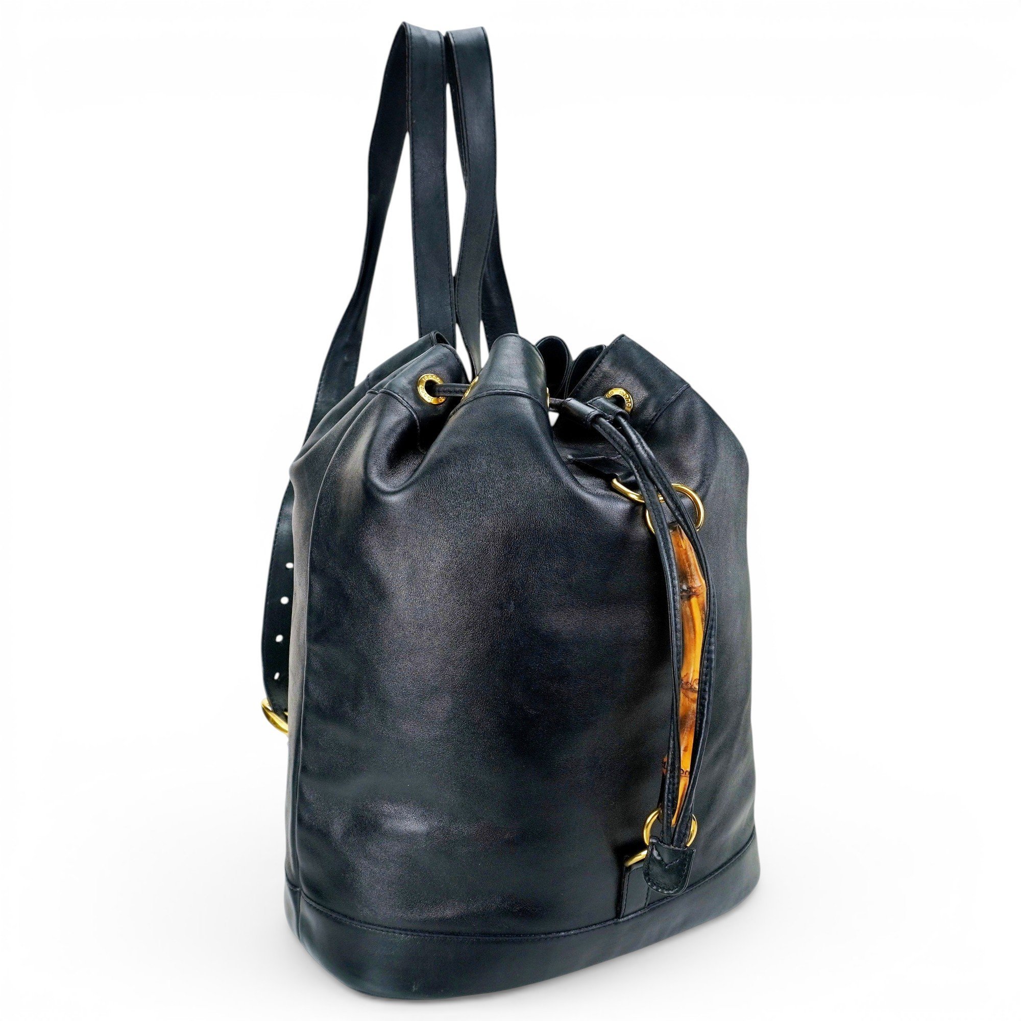 Leather backpack