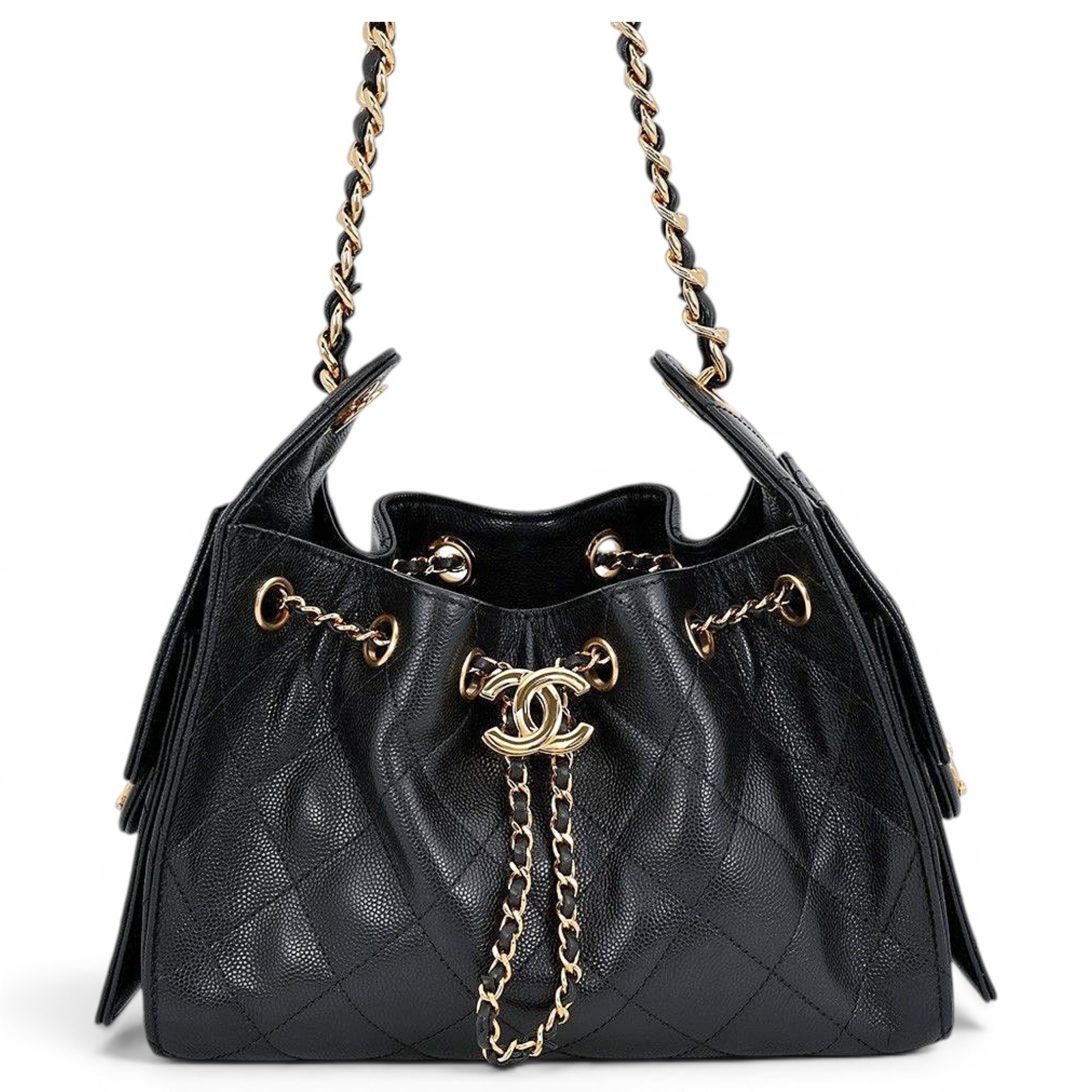 Leather handbag
