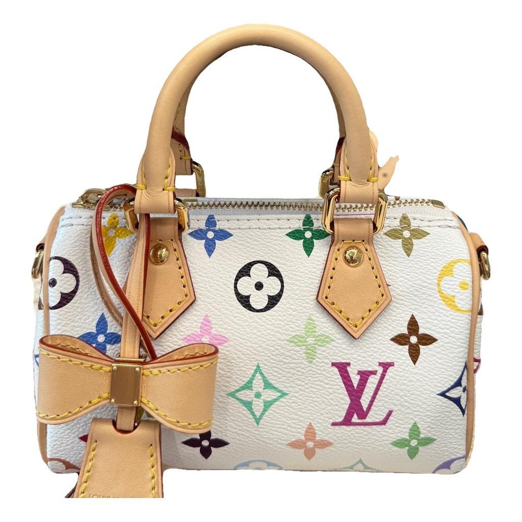 Louis Vuitton Nano Speedy / Mini HL leather handbag