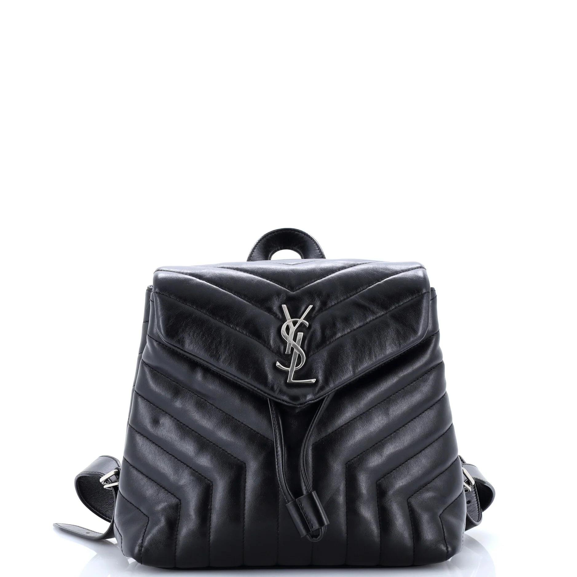 Leather backpack