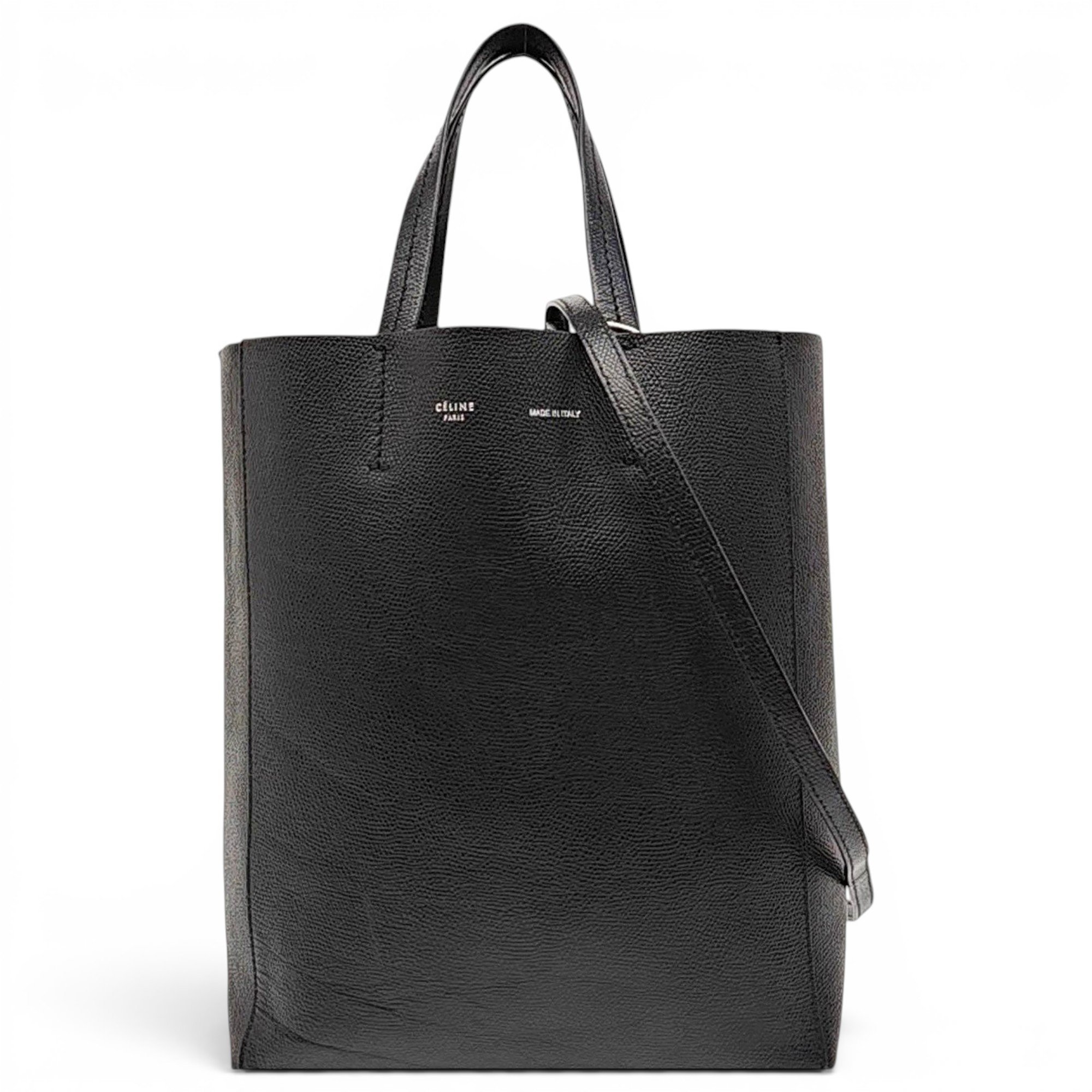 Cabas leather handbag