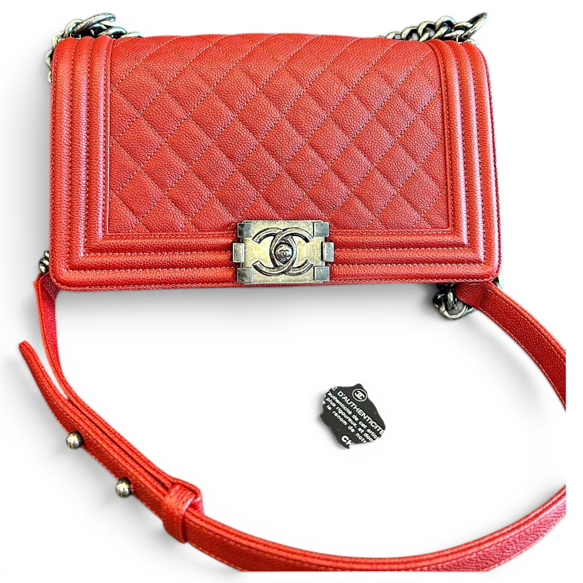 Boy leather crossbody bag