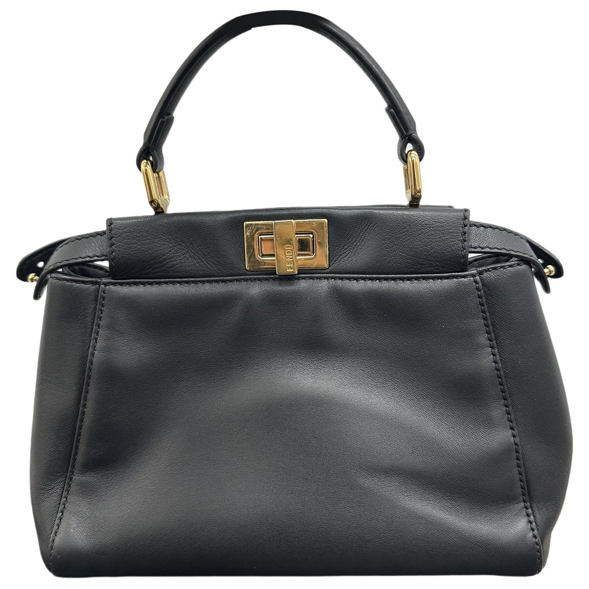 Peekaboo leather handbag
