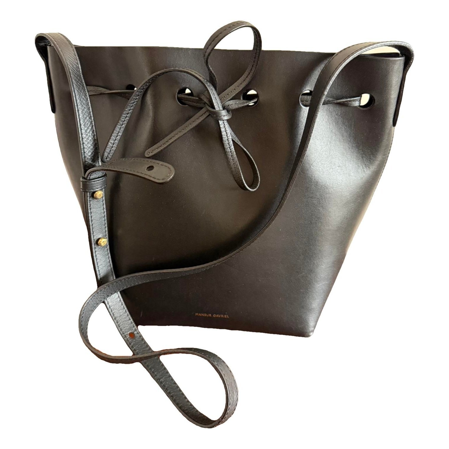 Mansur Gavriel Bucket leather crossbody bag