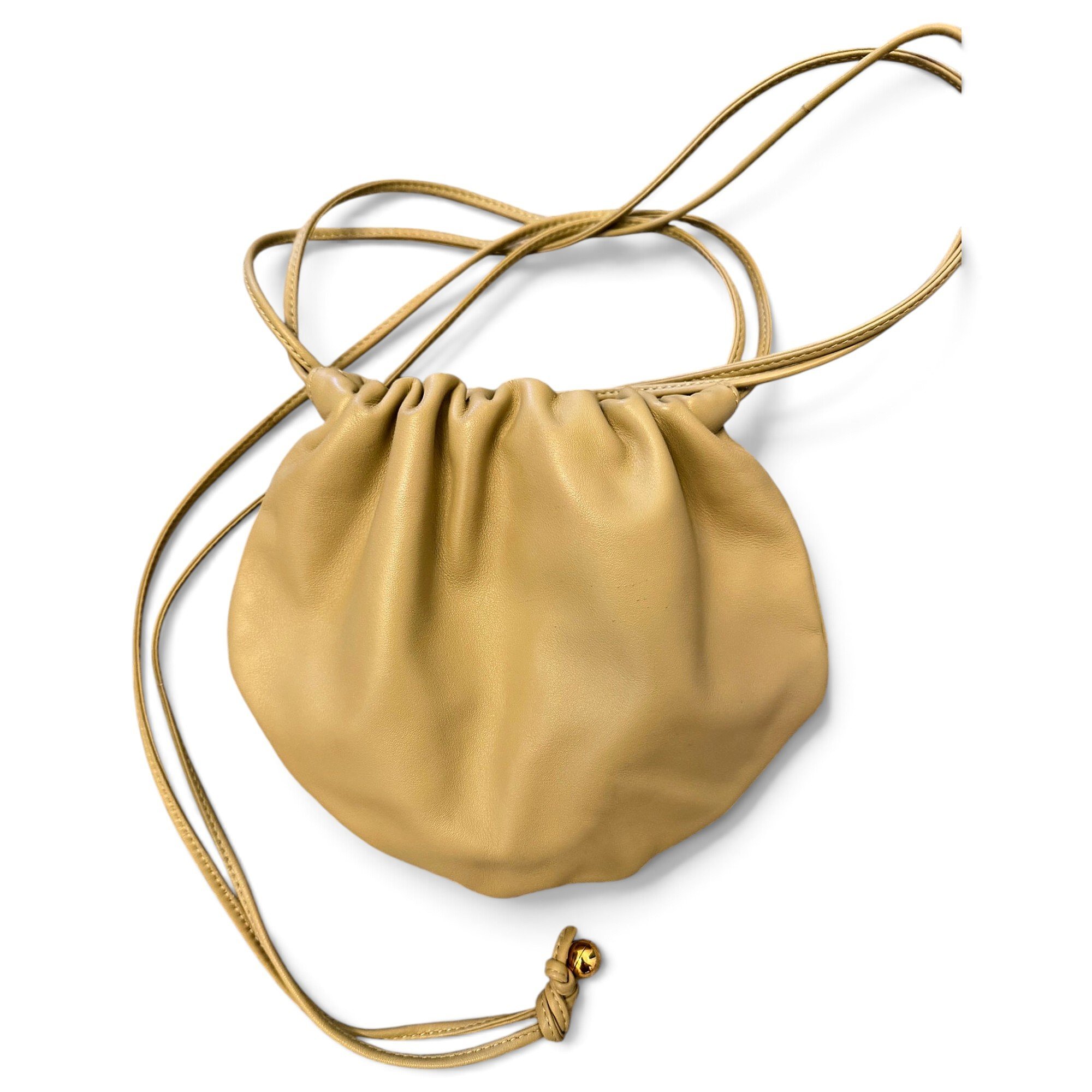 Bulb leather satchel
