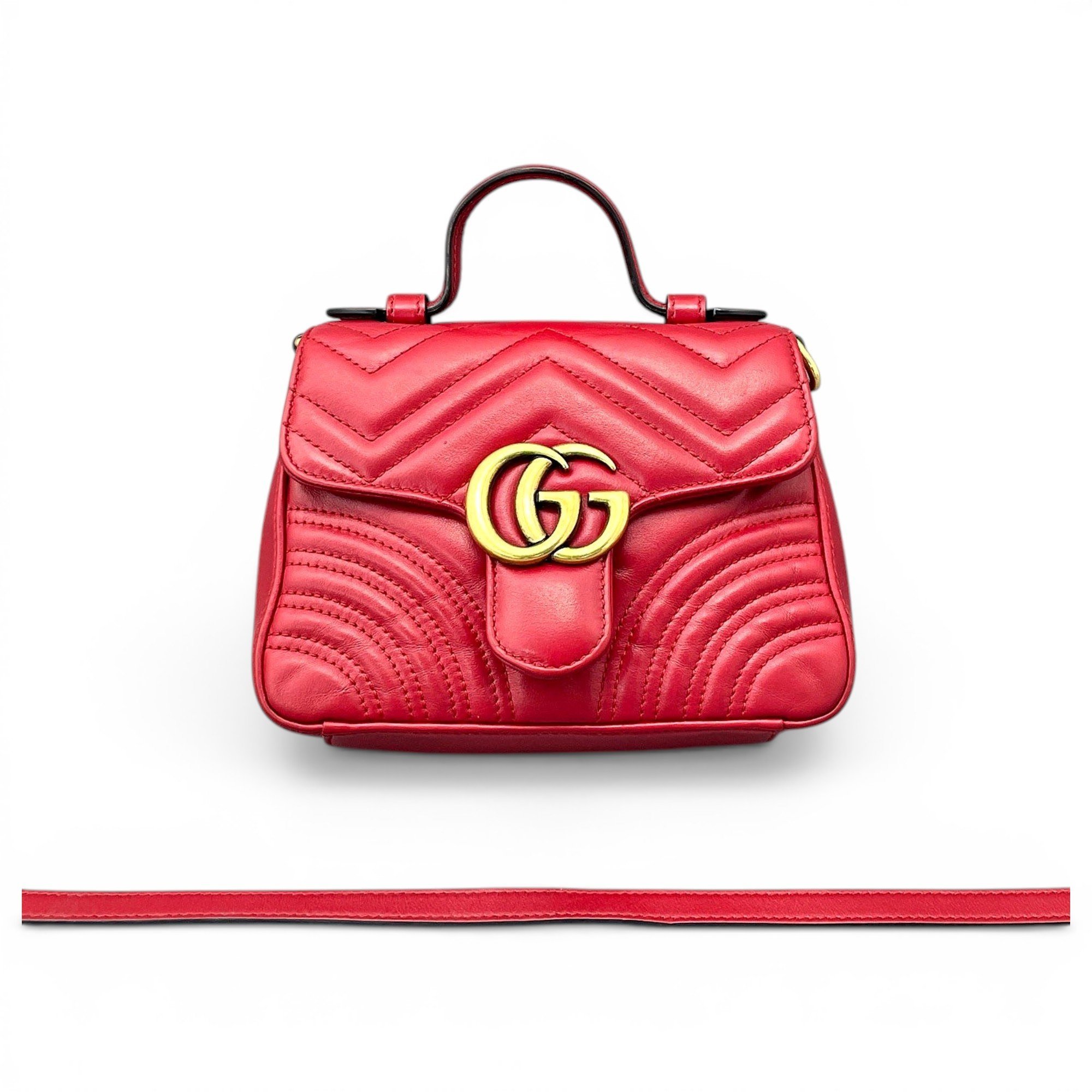 GG Marmont Flap leather handbag