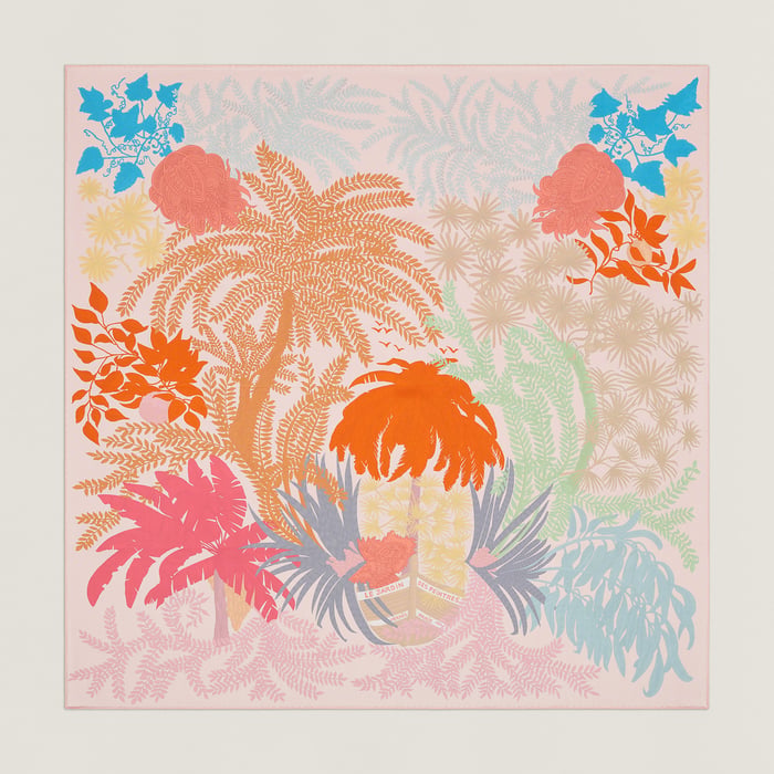Le Jardin Des Peintres Double Face Scarf 90