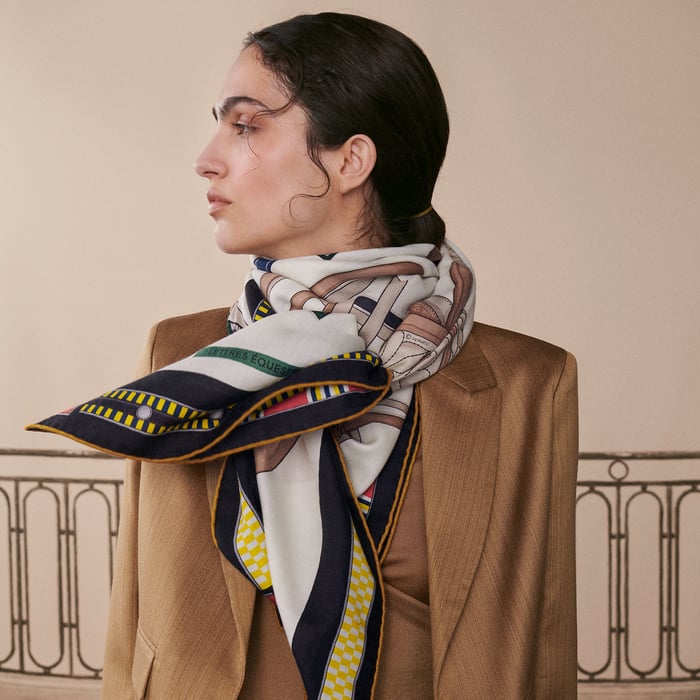 Lettres Equestres Shawl 140