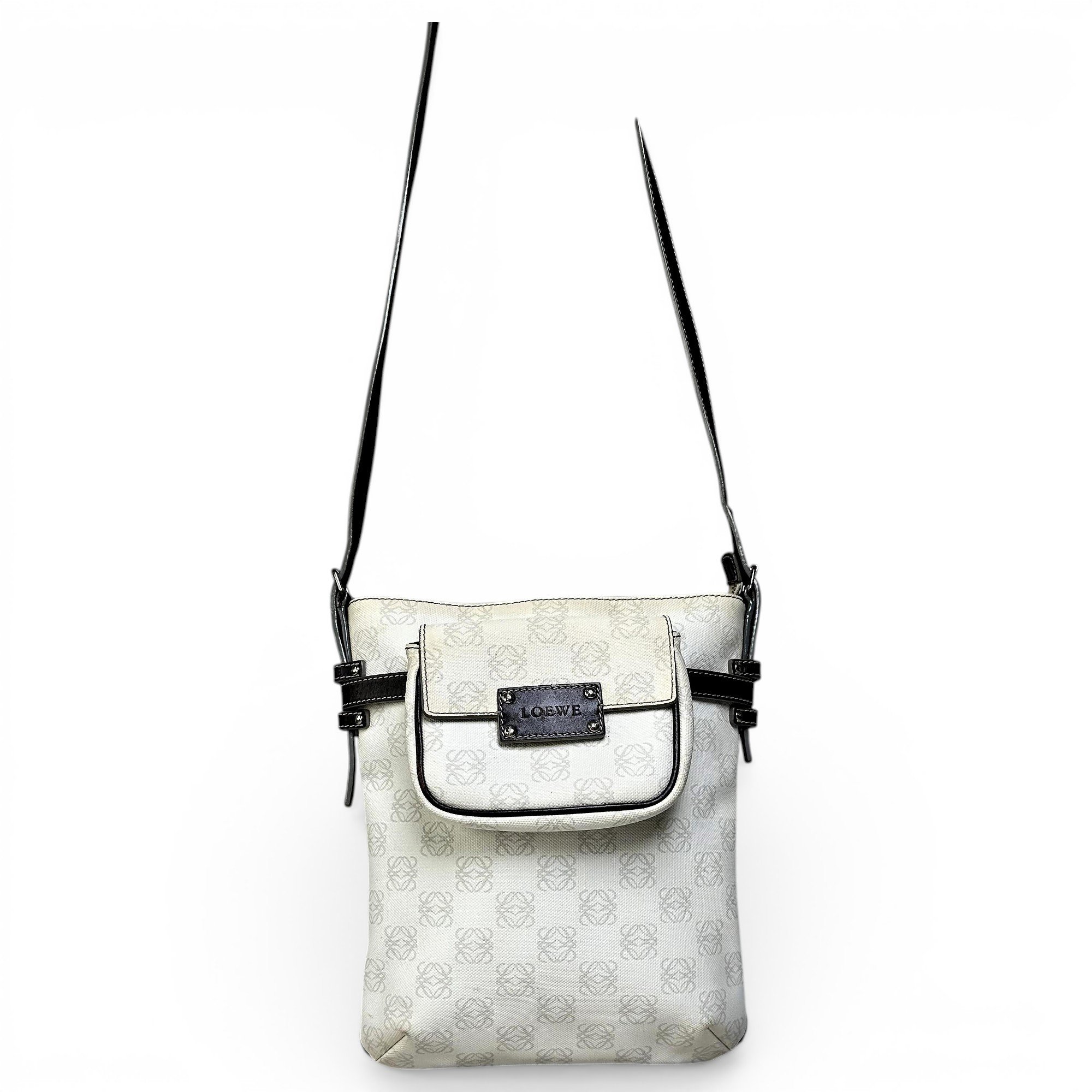 Puzzle cloth crossbody bag