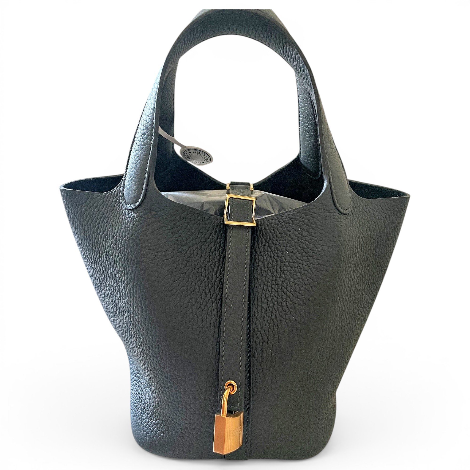 Picotin leather handbag