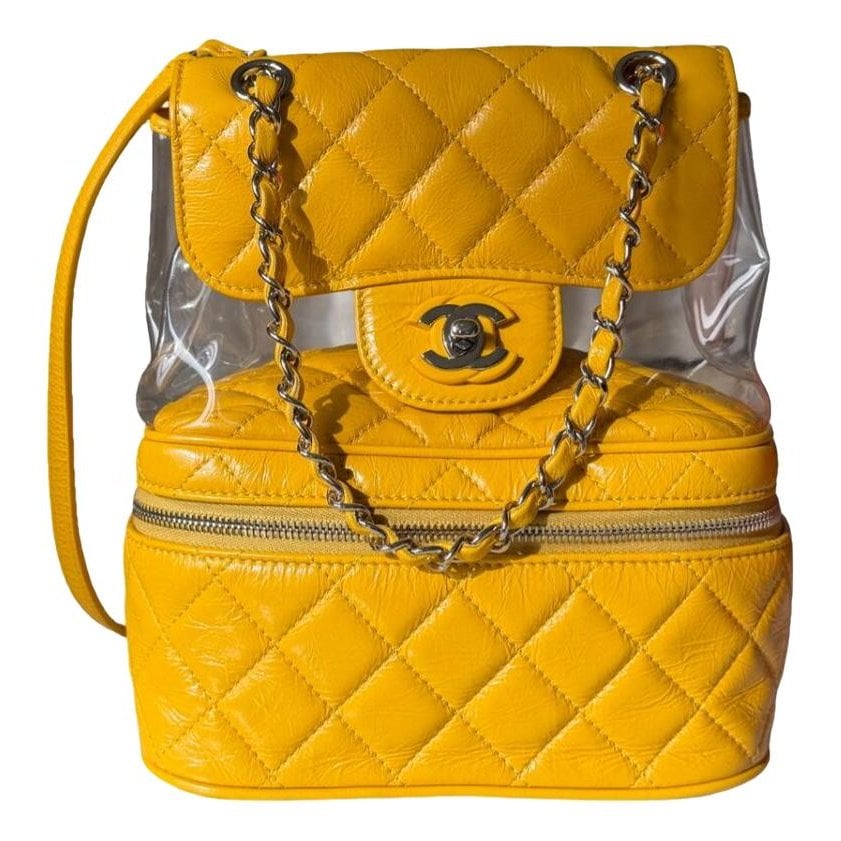 Leather backpack