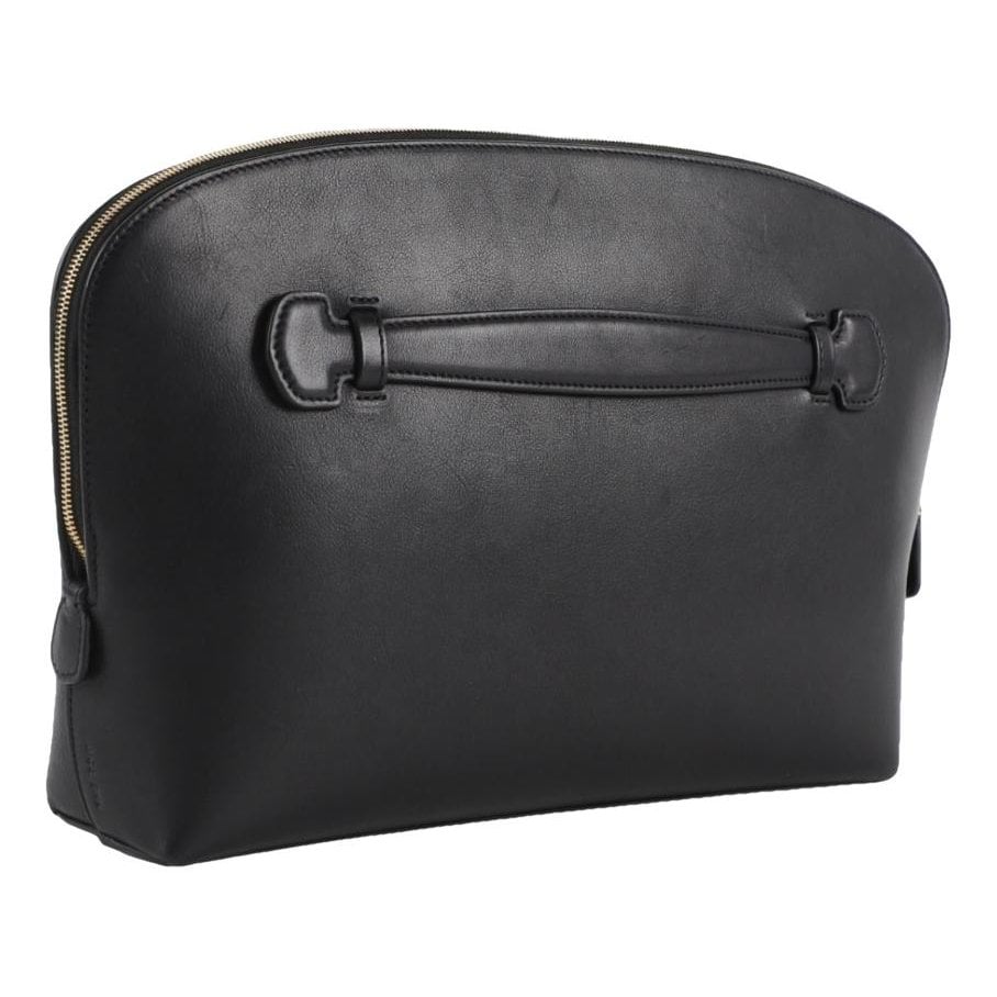 Leather clutch bag
