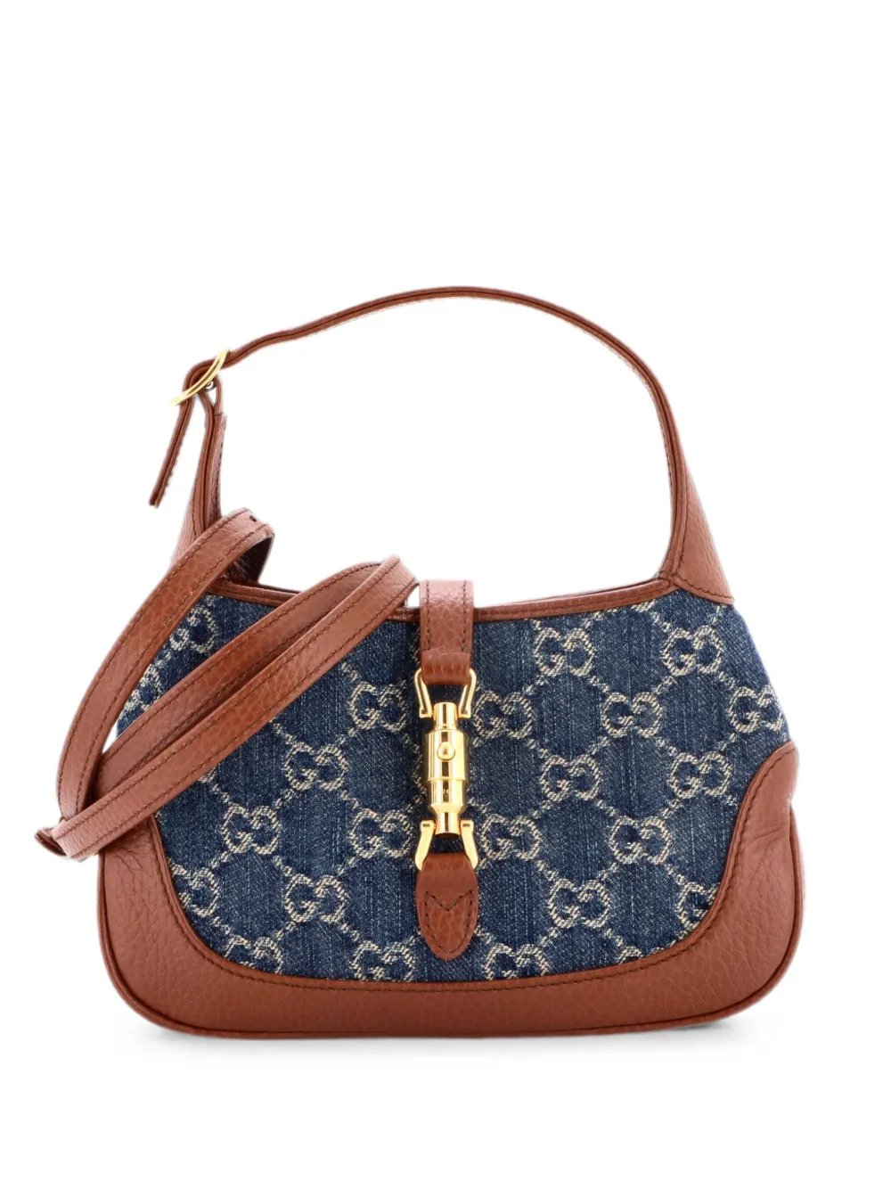 Jackie 1961 Hobo GG Denim Mini crossbody bag