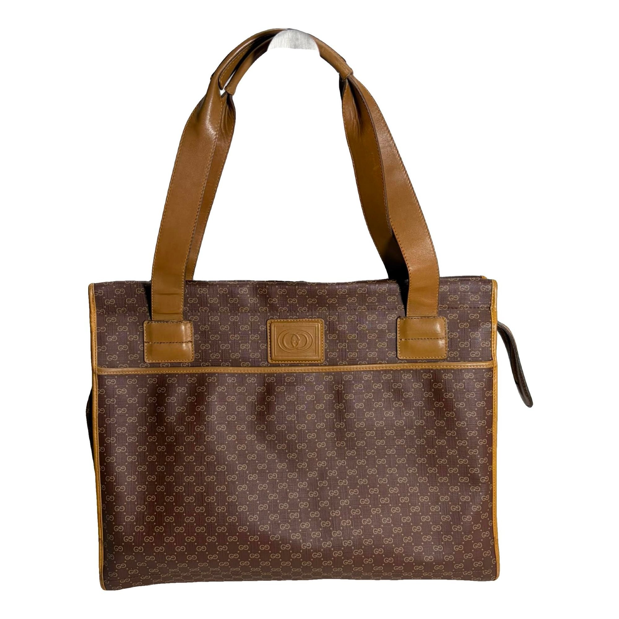Leather tote