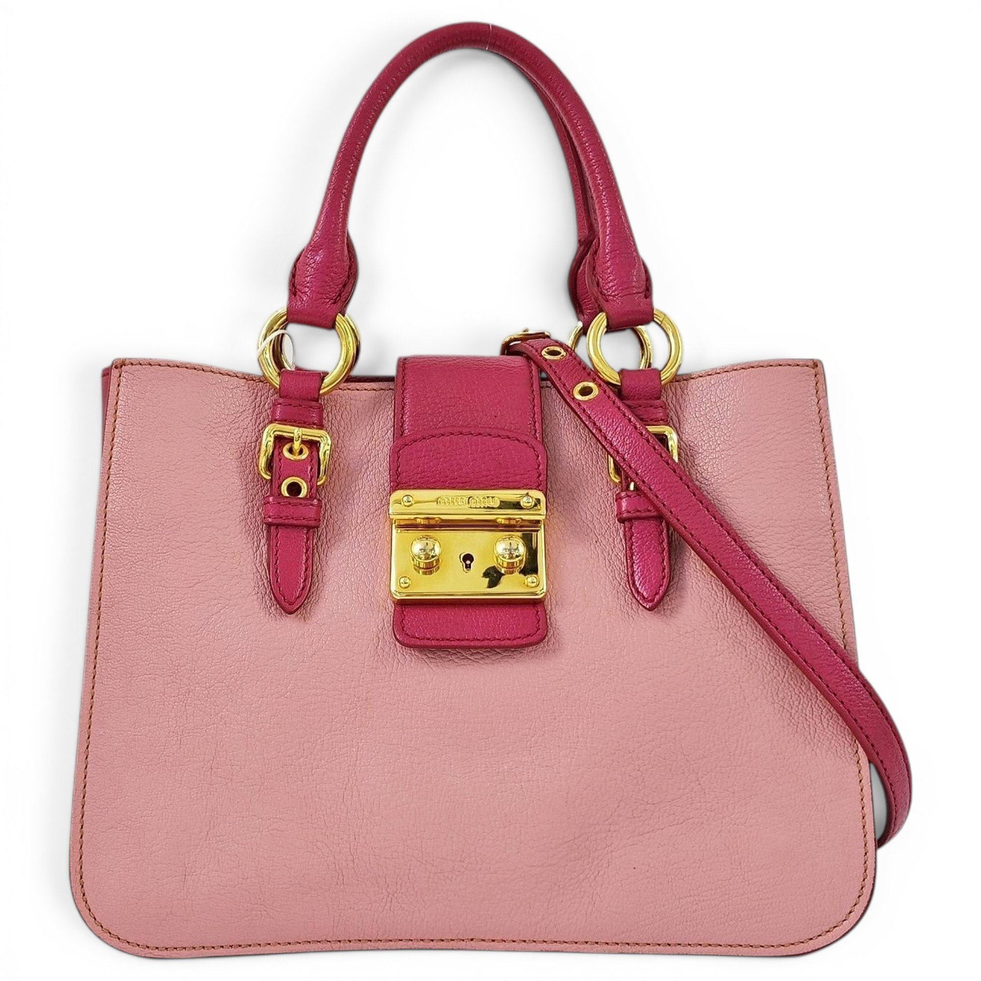 Leather handbag