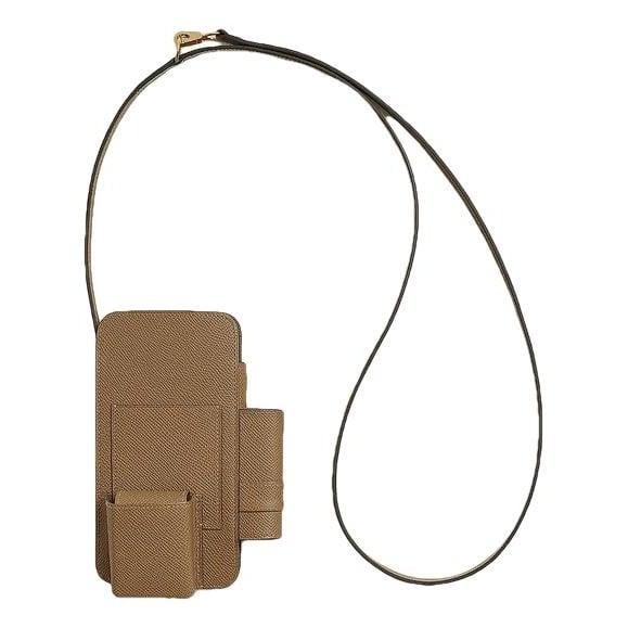 Leather crossbody bag