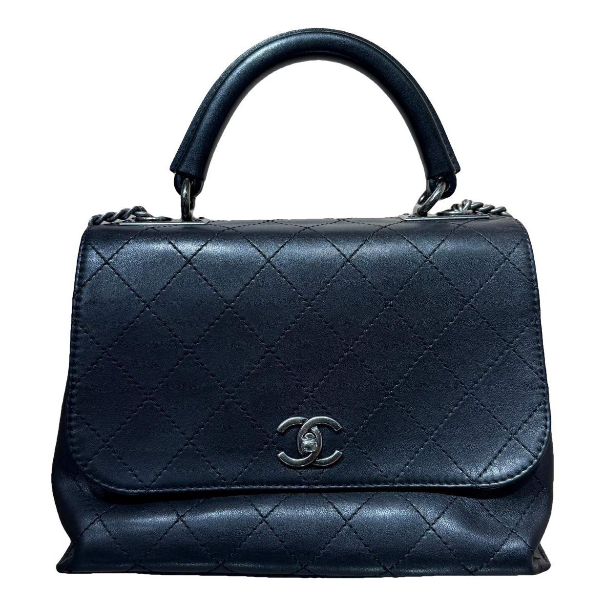 Coco Handle leather handbag