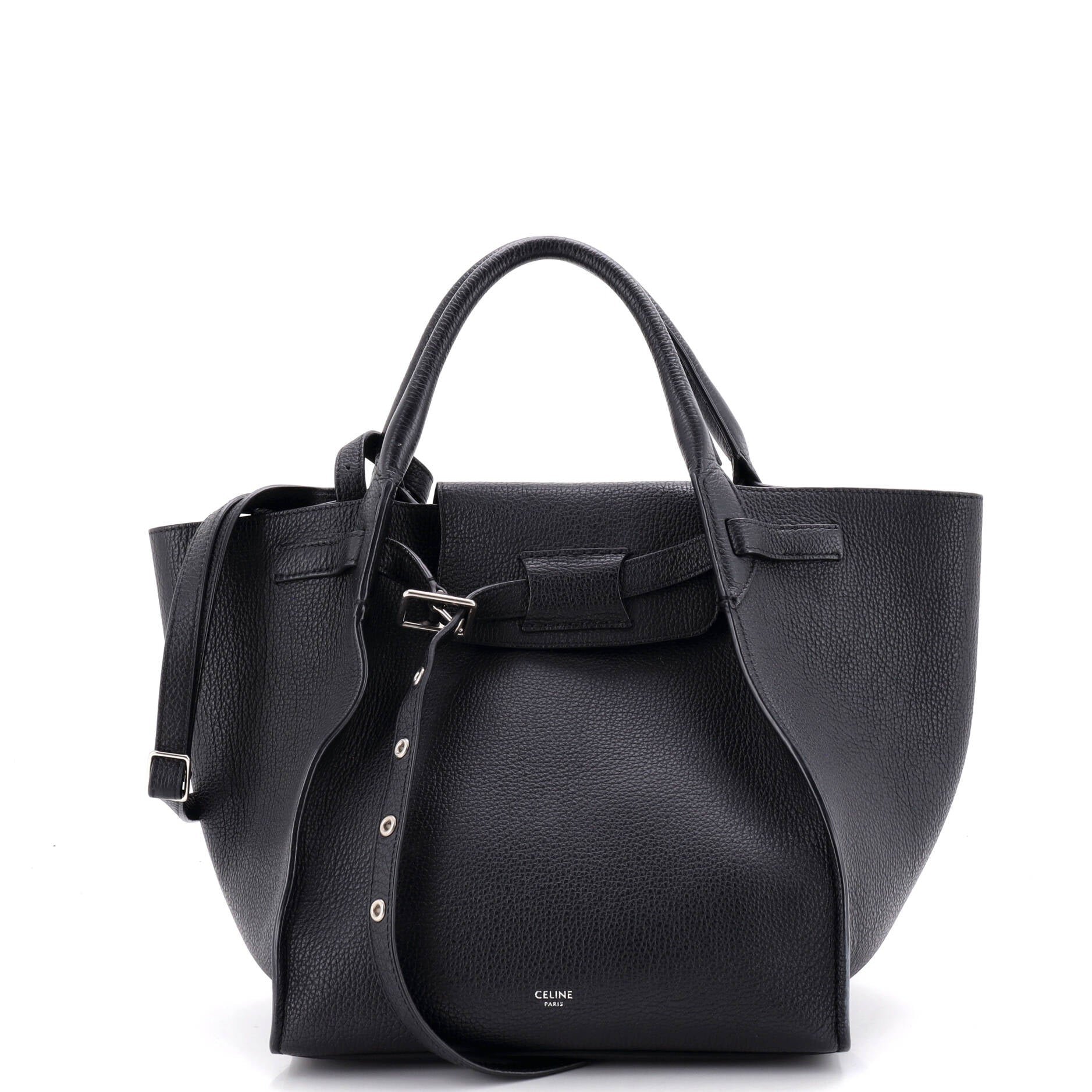 Big Bag Grained Calfskin Small